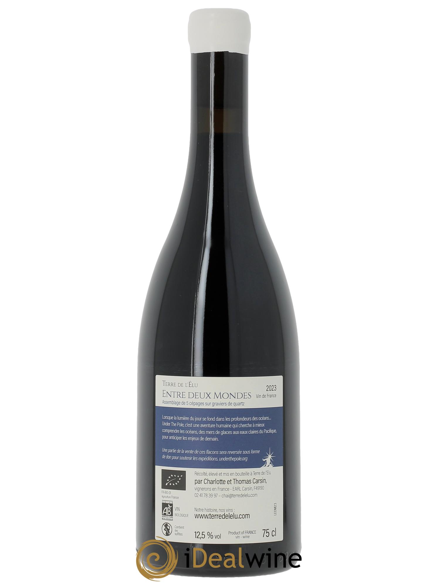 Vin de France Entre deux Mondes Terre de l'Elu (Clos de L'Elu)  2023 - Lot of 1 bottle - 1