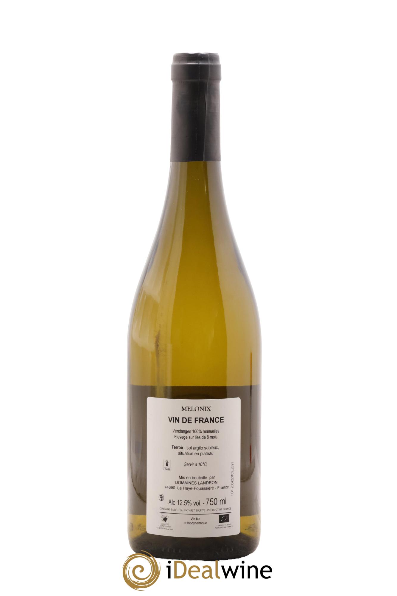 Vin de France Melonix Jo Landron 2021 - Lotto di 1 bottiglia - 1