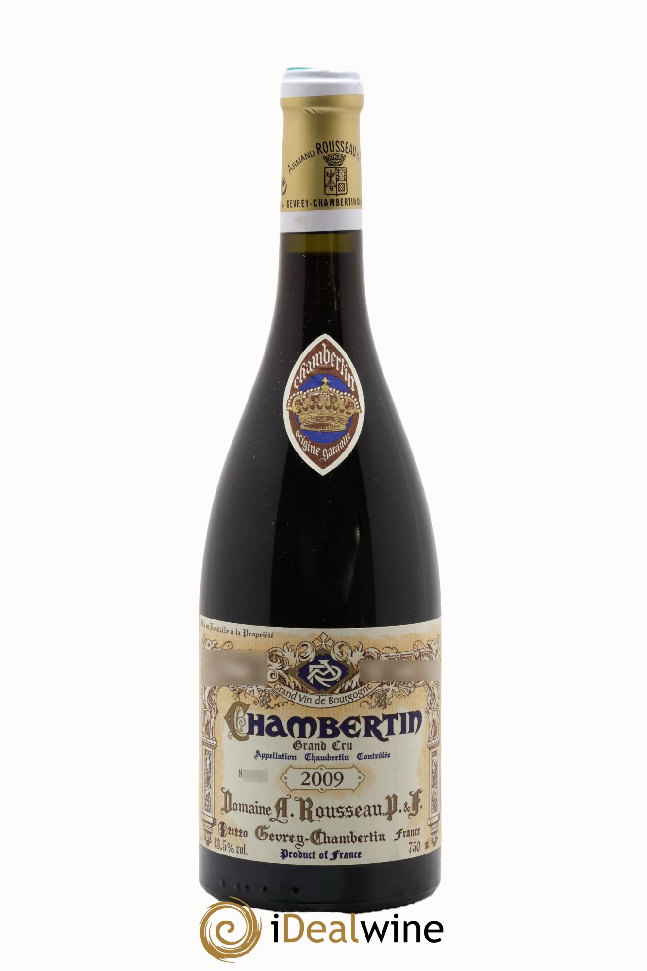Chambertin Grand Cru Armand Rousseau (Domaine) 2009 - Lot de 1 bouteille - 0