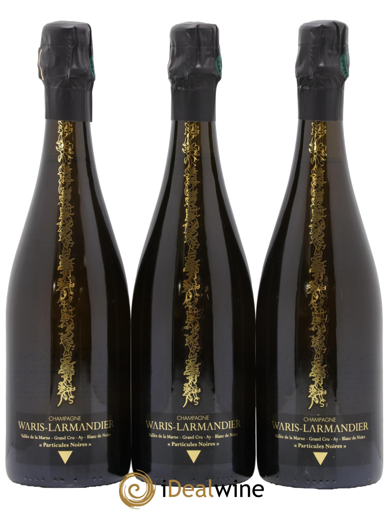 Champagne Particules Noires Blanc de Noirs Waris-Larmandier - Lotto di 3 bottiglie - 0