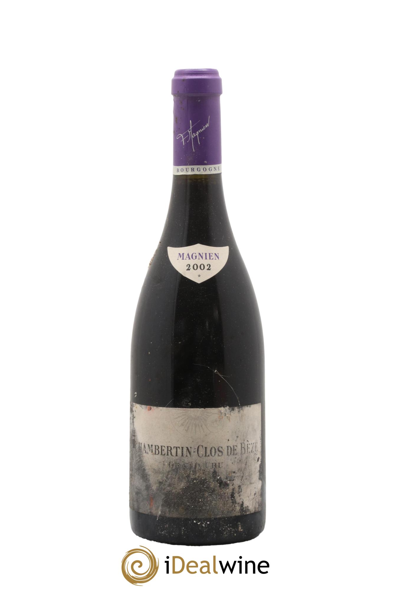 Chambertin Clos de Bèze Grand Cru Frédéric Magnien 2002 - Lot de 1 bouteille - 0