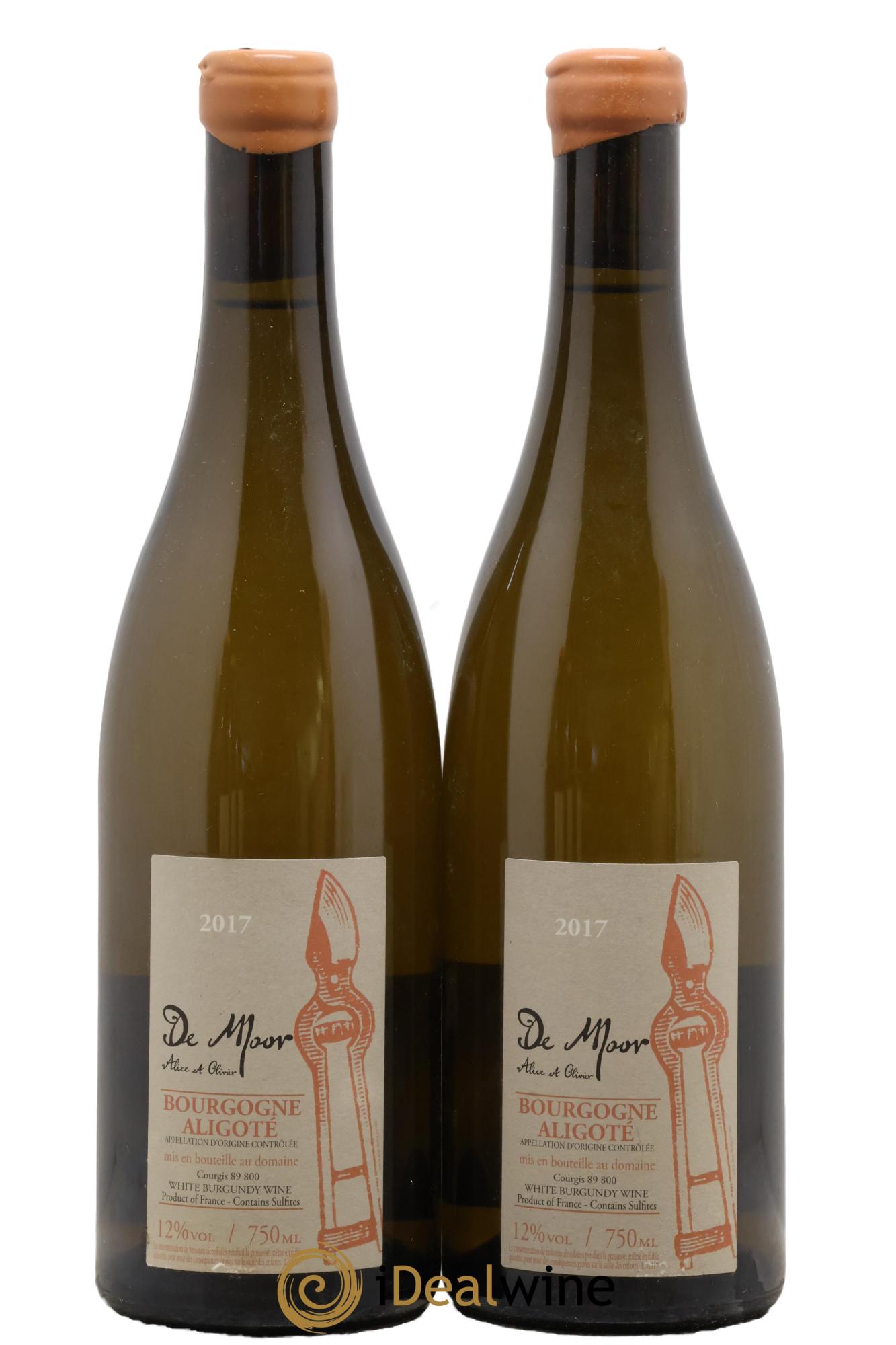 Bourgogne Aligoté Alice et Olivier De Moor 2017 - Posten von 2 Flaschen - 0