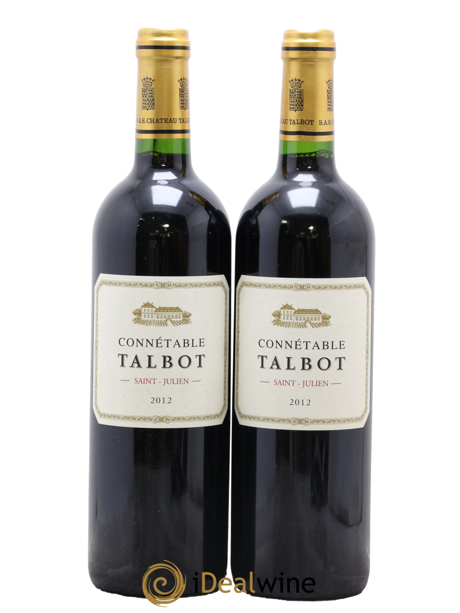 Connétable de Talbot Second Vin 2012 - Posten von 2 Flaschen - 0