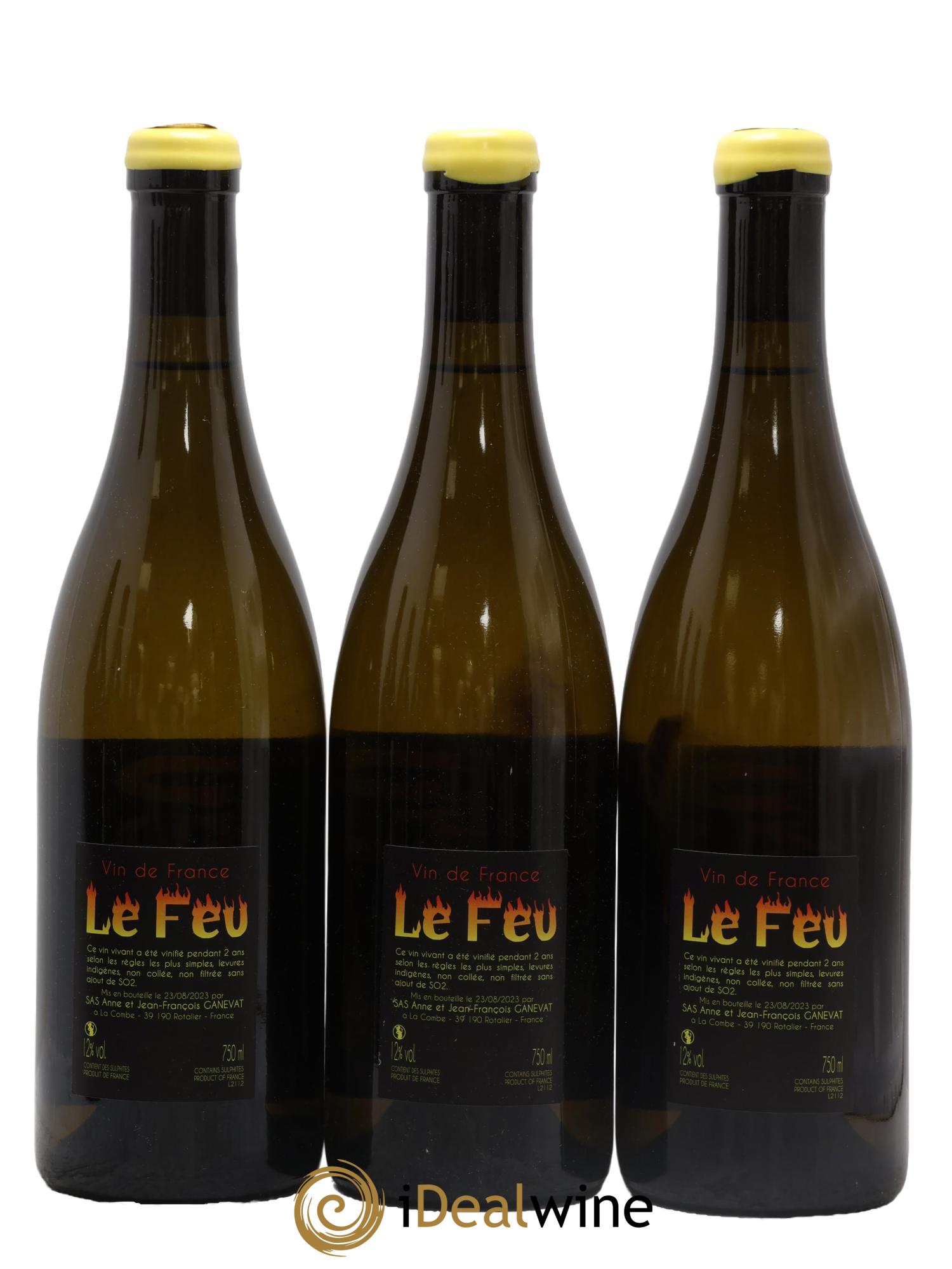 Vin de France Le Feu Anne et Jean François Ganevat - Posten von 3 Flaschen - 1
