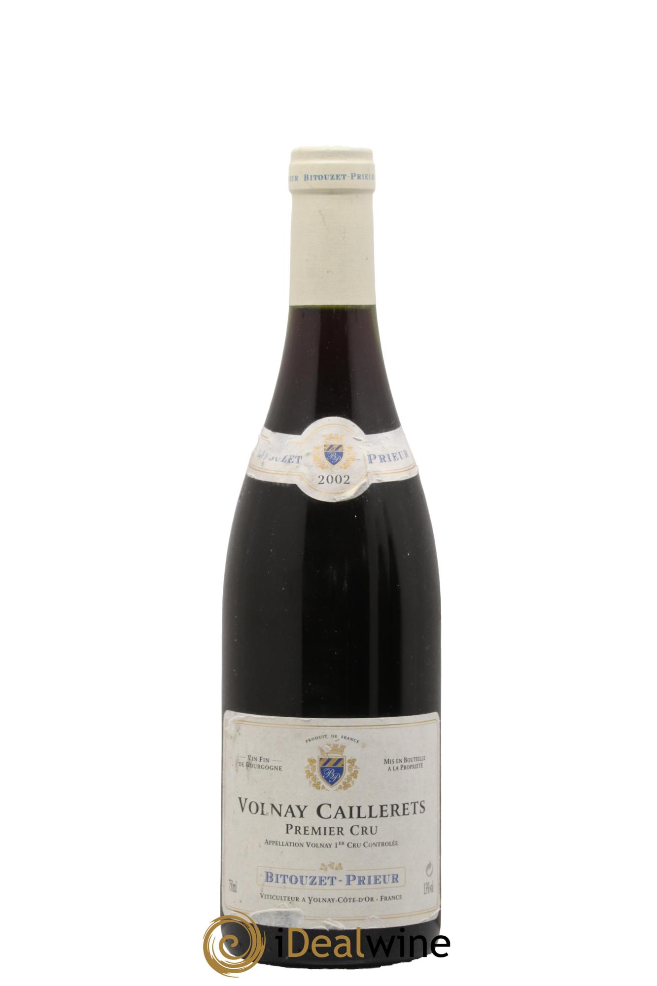 Volnay 1er Cru Caillerets Bitouzet-Prieur 2002 - Lot de 1 bouteille - 0