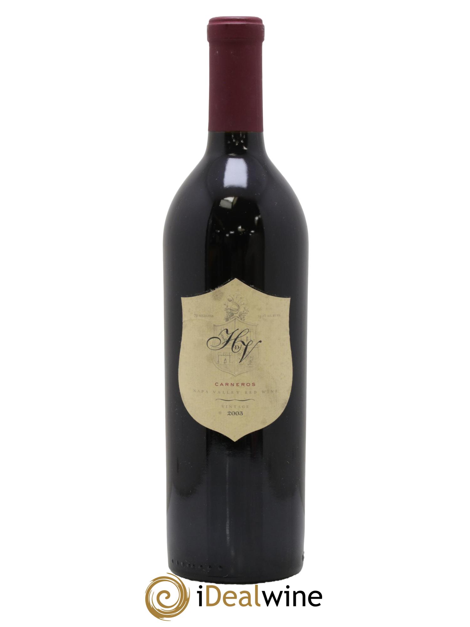 USA Napa Valley Carneros HDV Hyde De Villaine 2003 - Lot de 1 bouteille - 0