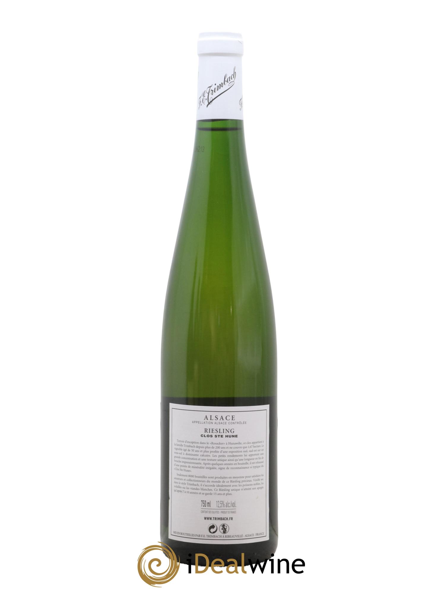 Alsace Riesling Clos Sainte-Hune Trimbach (Domaine) 2012 - Lot de 1 bouteille - 1