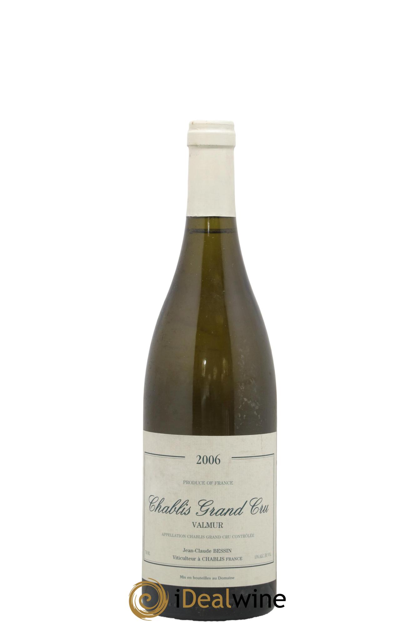 Chablis Grand Cru Valmur Jean-Claude & Romain Bessin 2006 - Lot de 1 bouteille - 0