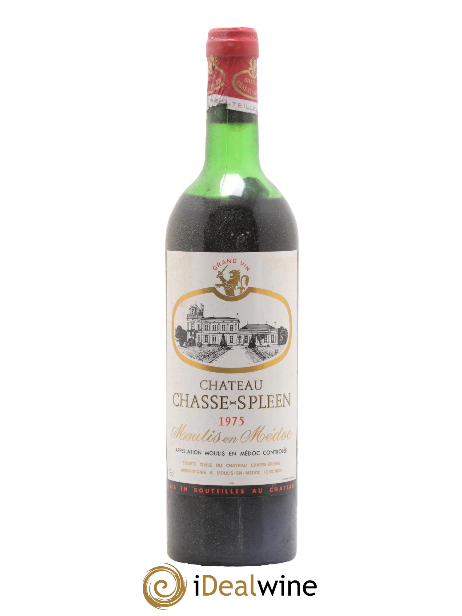 Château Chasse Spleen 1975 - Lot de 1 bouteille - 0