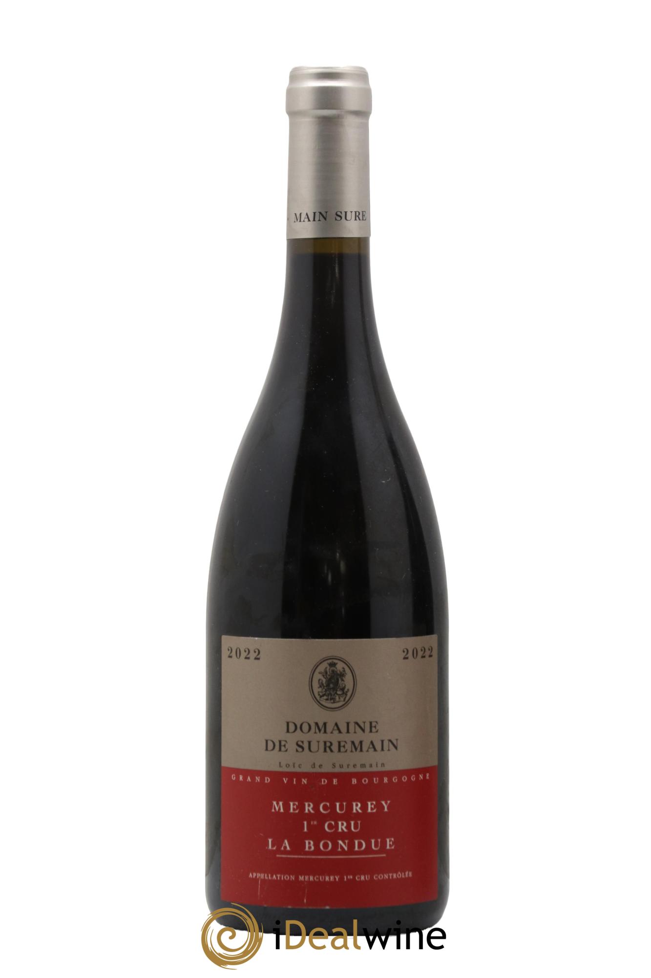 Mercurey 1er Cru La Bondue Domaine De Suremain 2022 - Lot de 1 bouteille - 0