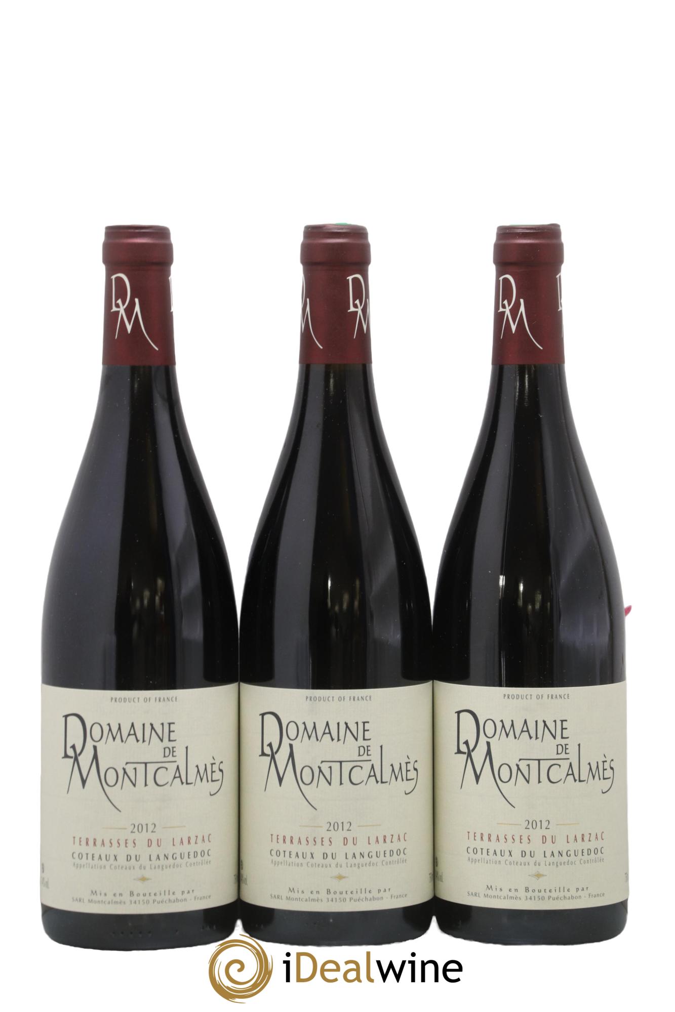 Coteaux du Languedoc Domaine de Montcalmès Frédéric Pourtalié 2012 - Lotto di 3 bottiglie - 0