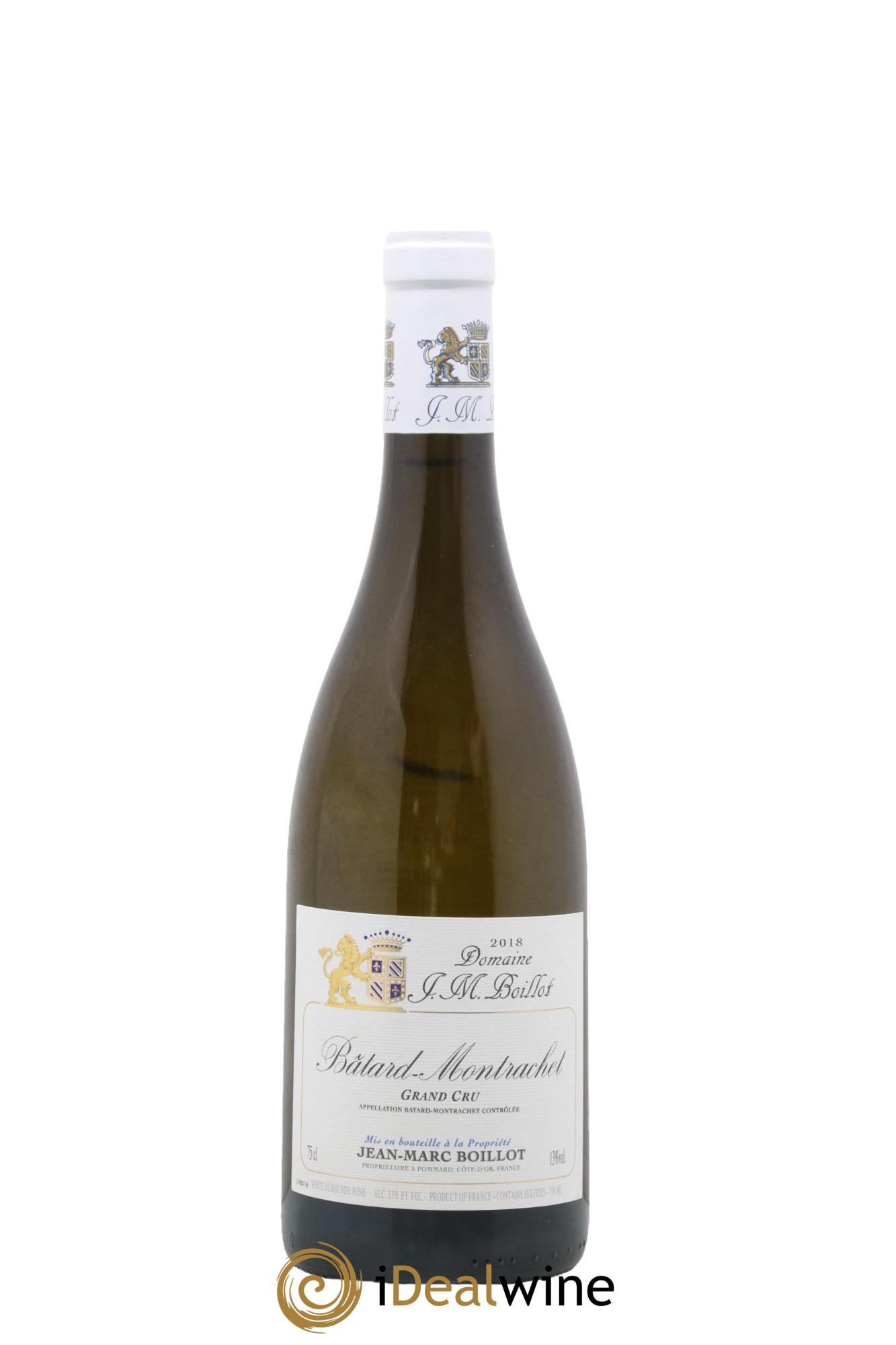 Bâtard-Montrachet Grand Cru Jean-Marc Boillot 2018 - Lot de 1 bouteille - 0