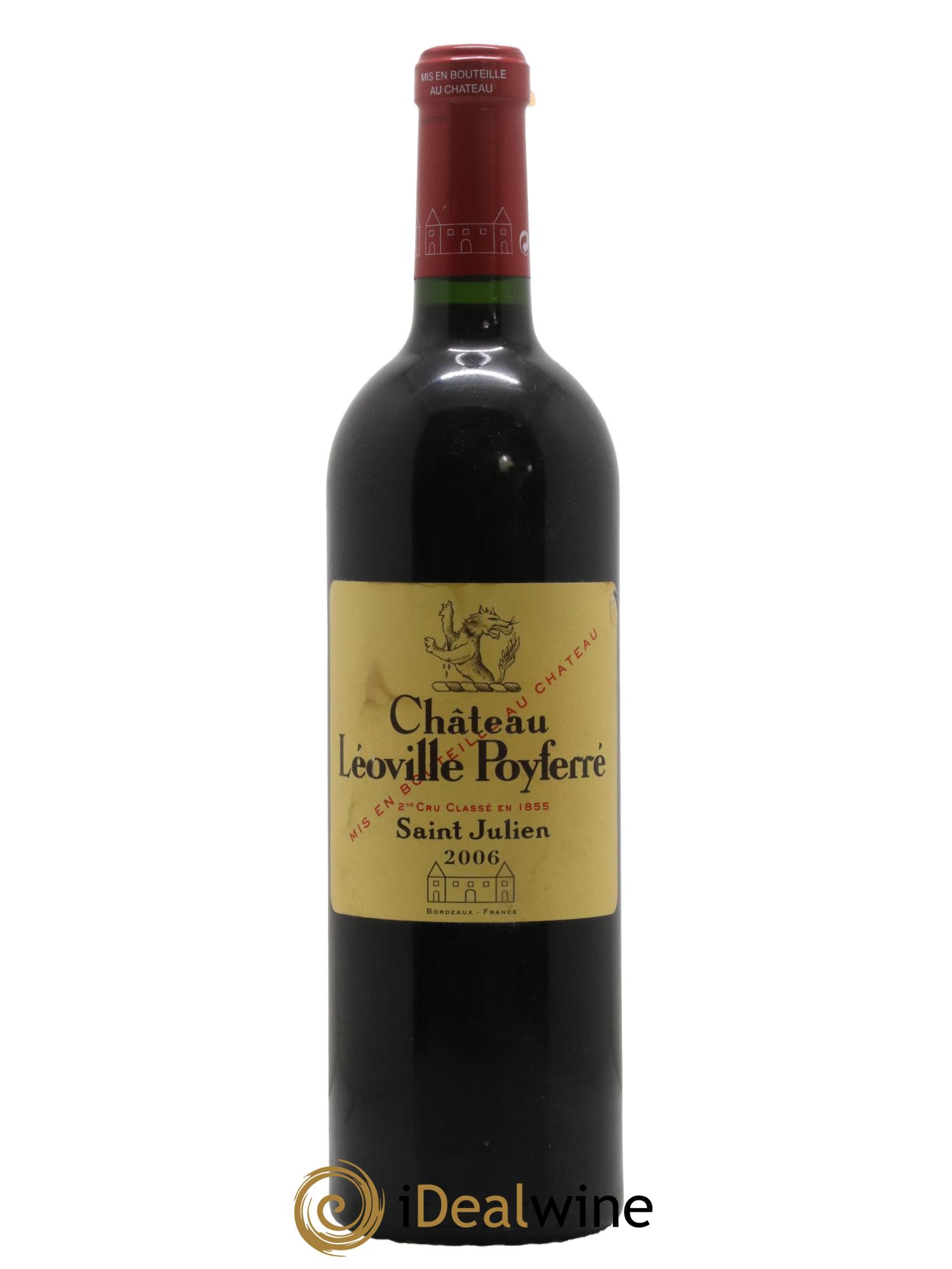 Château Léoville Poyferré 2ème Grand Cru Classé 2006 - Lot de 1 bouteille - 0