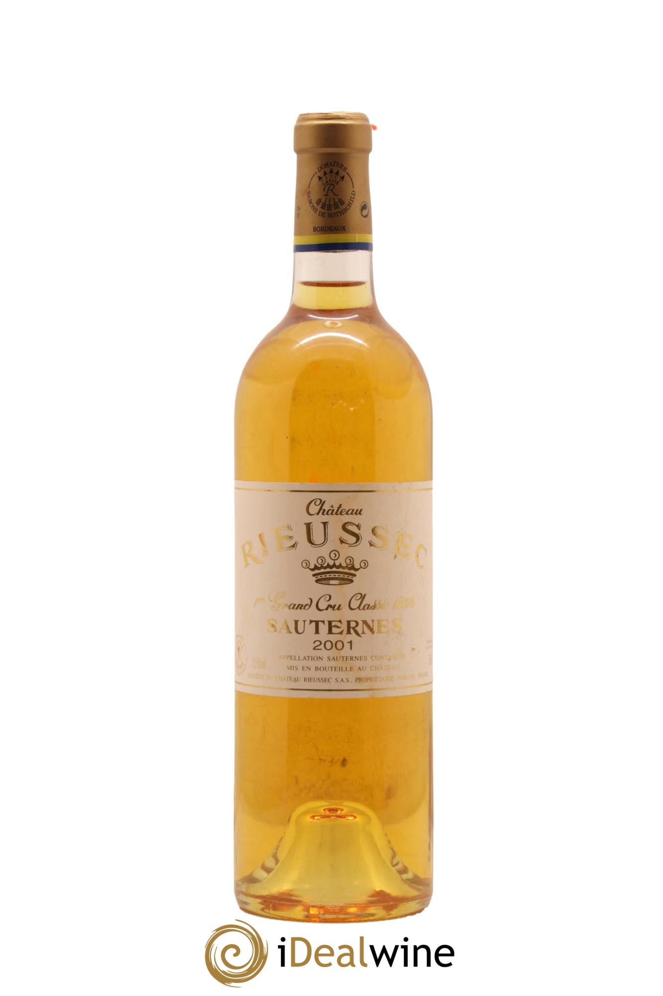 Château Rieussec 1er Grand Cru Classé 2001 - Posten von 1 Flasche - 0