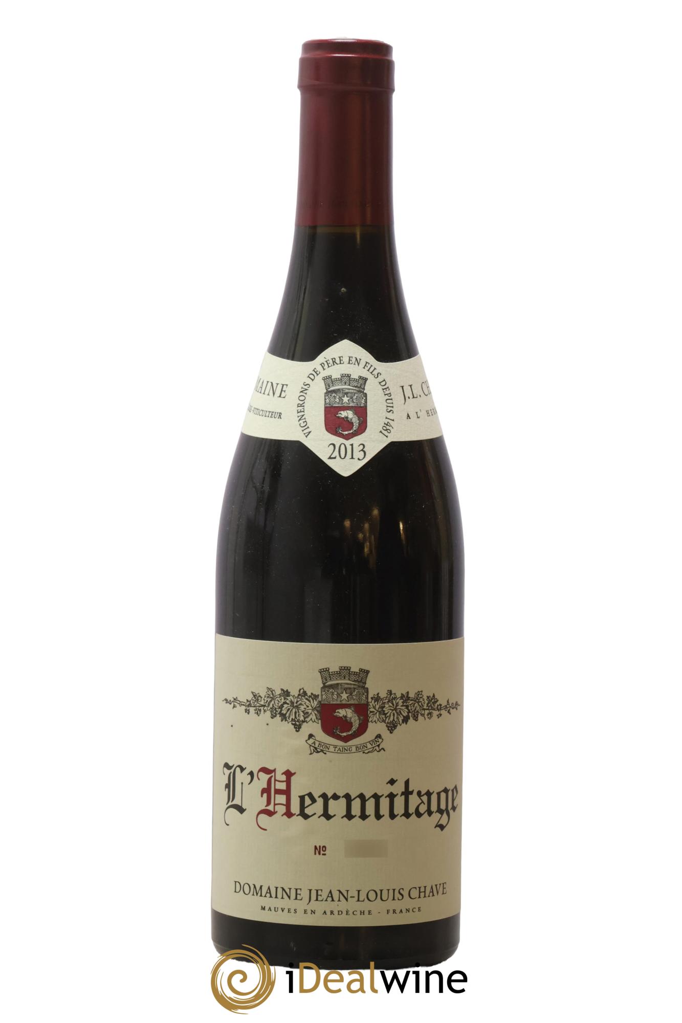Hermitage Jean-Louis Chave 2013 - Lot of 1 bottle - 0
