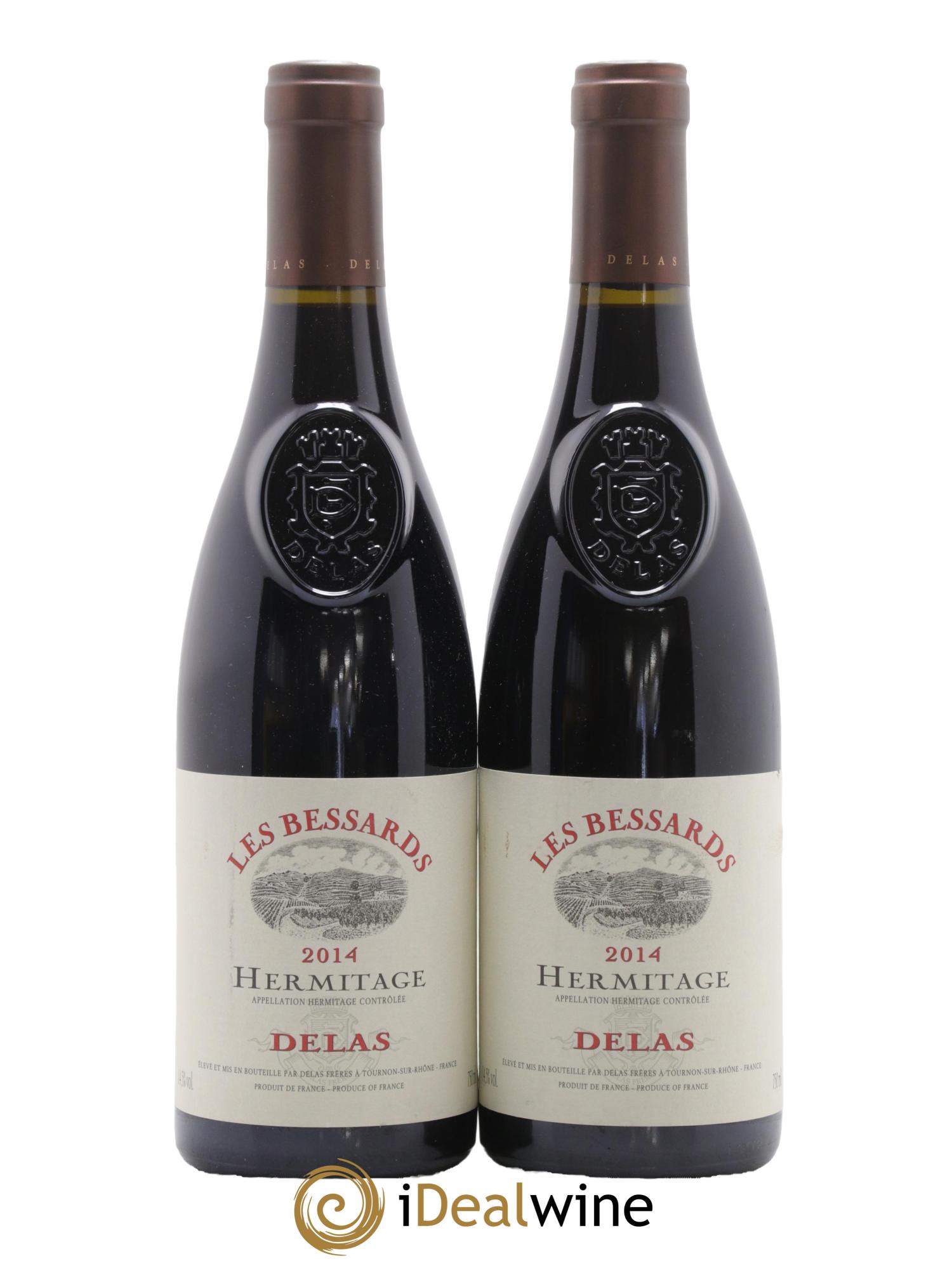 Hermitage Les Bessards Delas Frères 2014 - Lotto di 2 bottiglie - 0