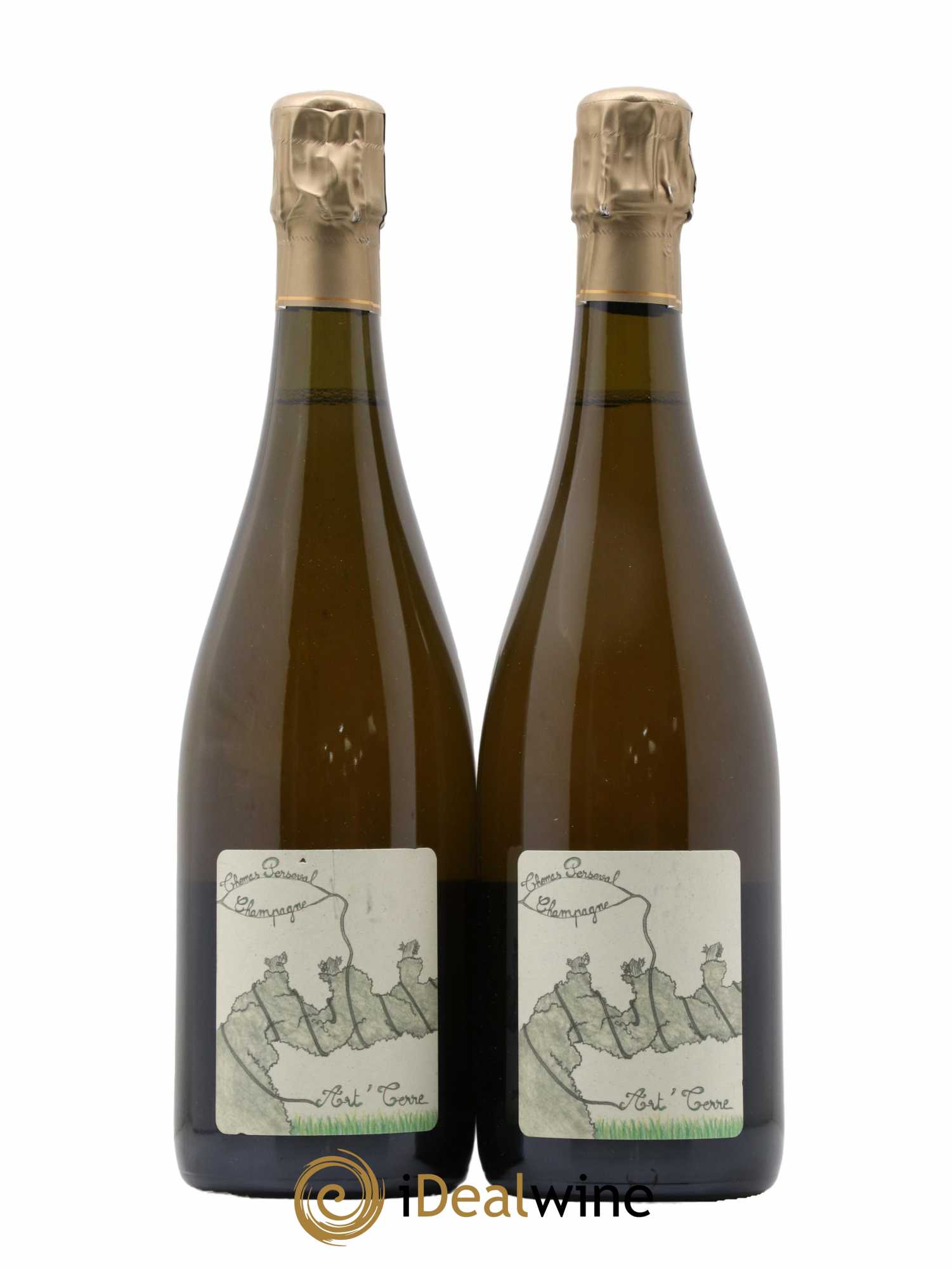 Champagne Thomas Perseval Art'Terre Brut Nature 2019 - Lot de 2 bouteilles - 0
