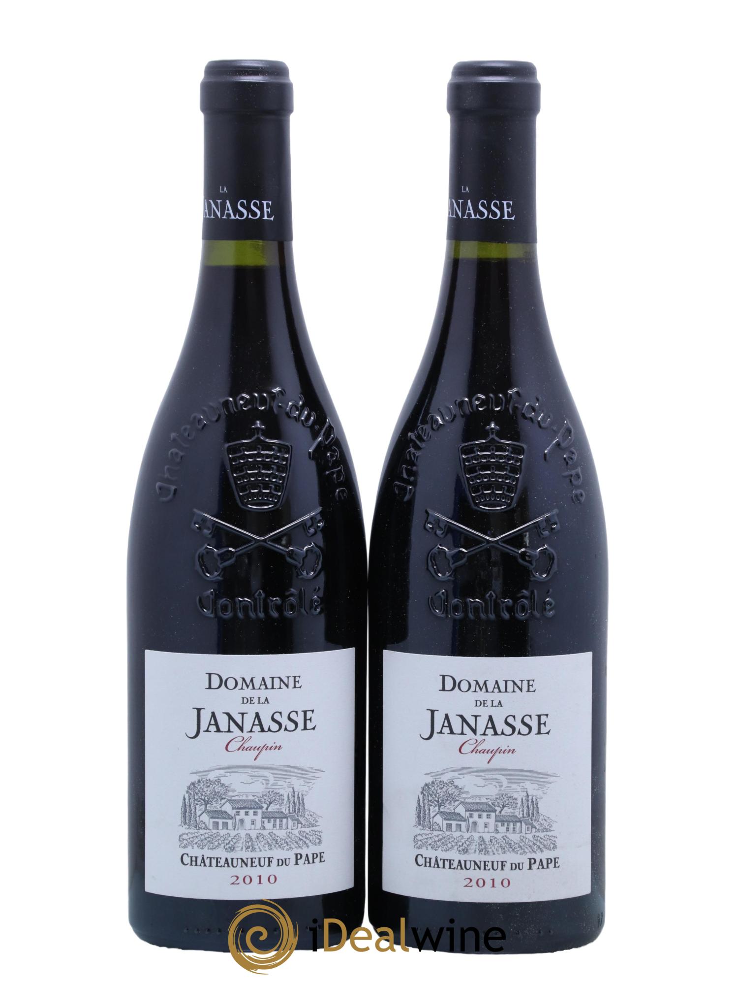 Châteauneuf-du-Pape Cuvée Chaupin La Janasse (Domaine de) 2010 - Lot de 2 bouteilles - 0