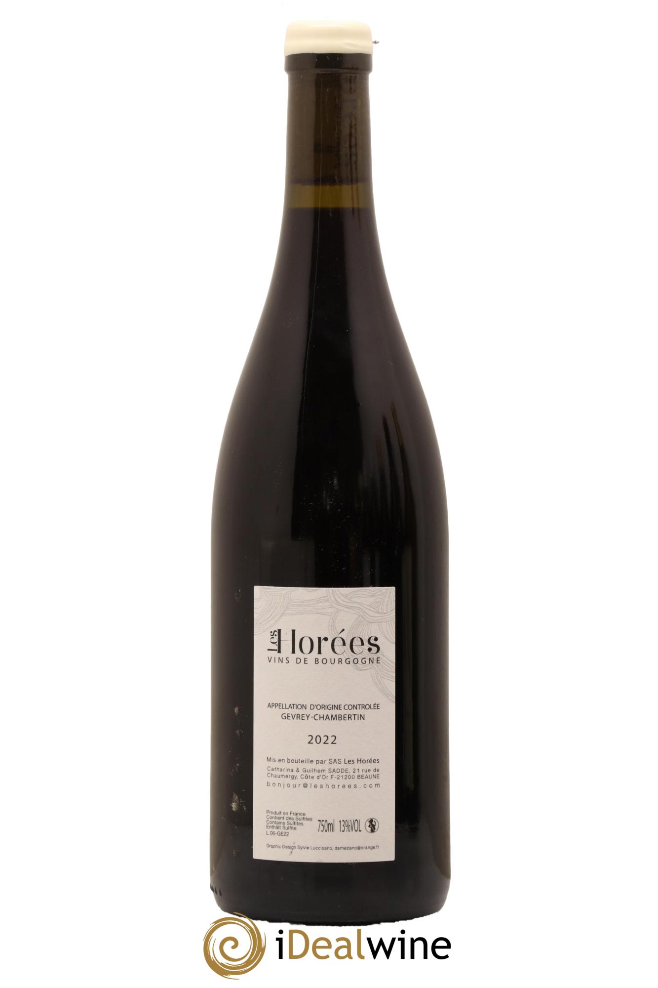 Gevrey-Chambertin En Reniard Les Horées 2022 - Lot de 1 bouteille - 1