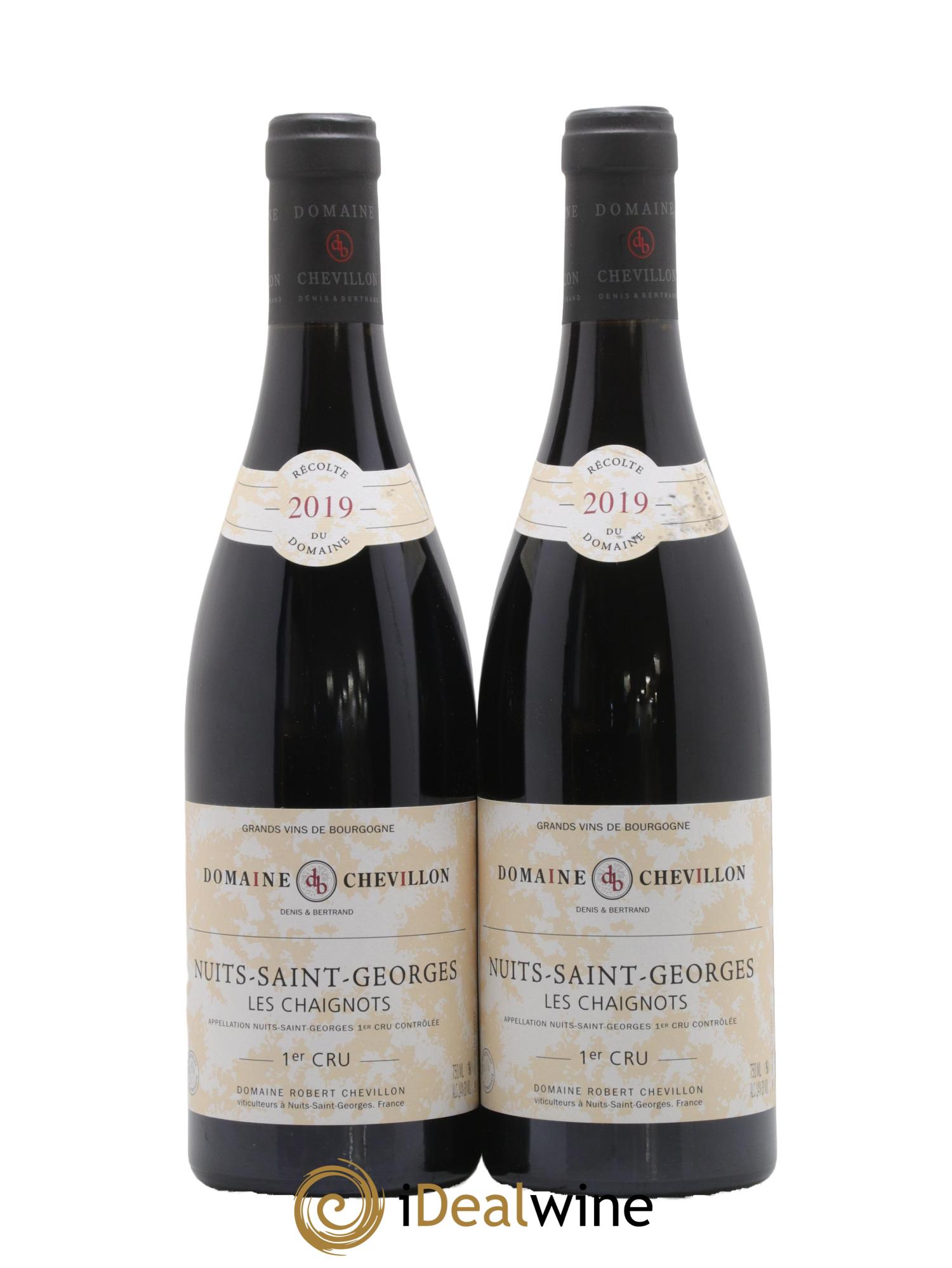 Nuits-Saint-Georges 1er Cru Les Chaignots Robert Chevillon 2019 - Lot of 2 bottles - 0