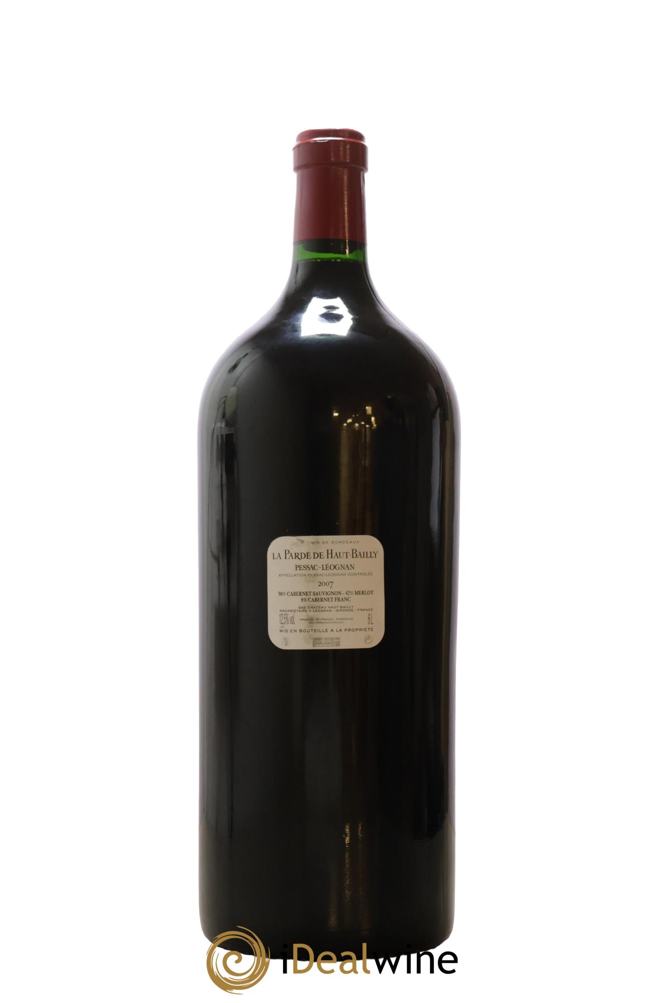 Haut Bailly II (Anciennement La Parde de Haut-Bailly) Second Vin 2007 - Lot de 1 impériale - 2