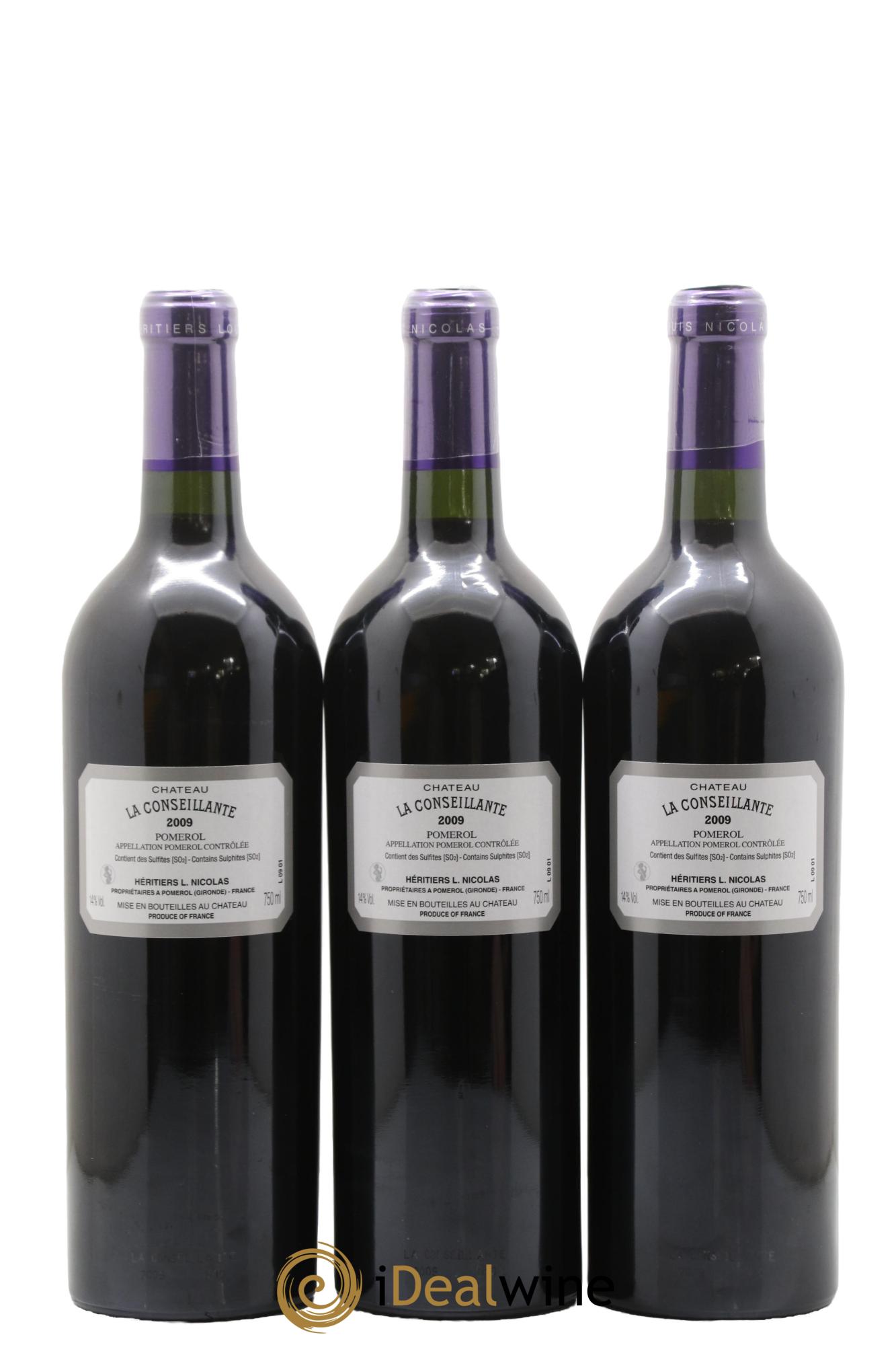 Château la Conseillante 2009 - Lot de 6 bouteilles - 4