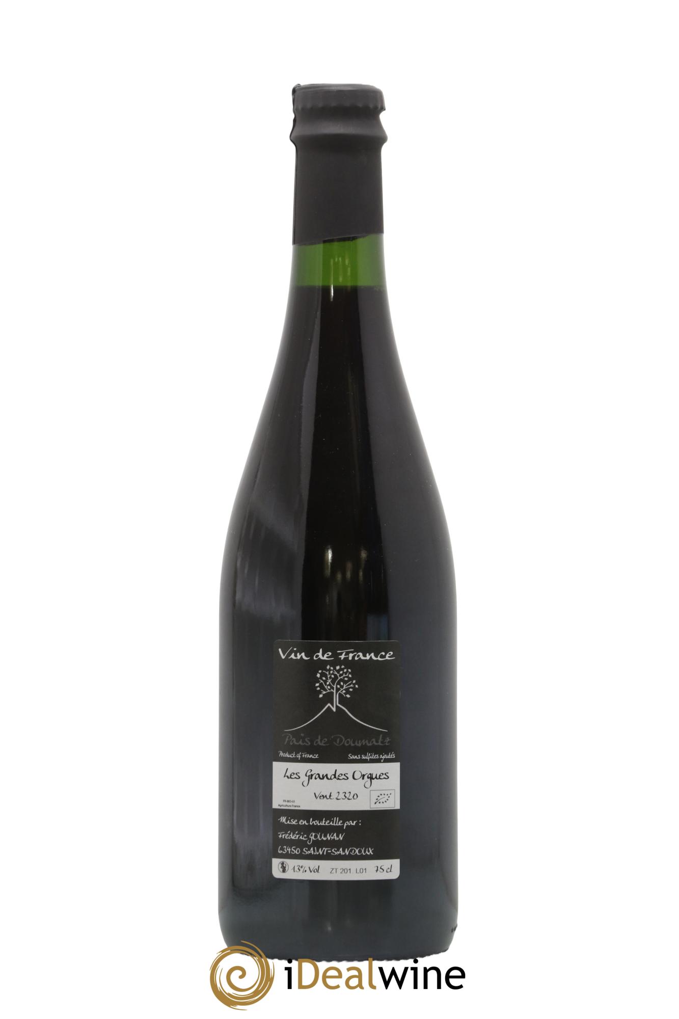 Vin de France Les Grandes Orgues Vignoble de l'Arbre Blanc 2020 - Posten von 1 Flasche - 1