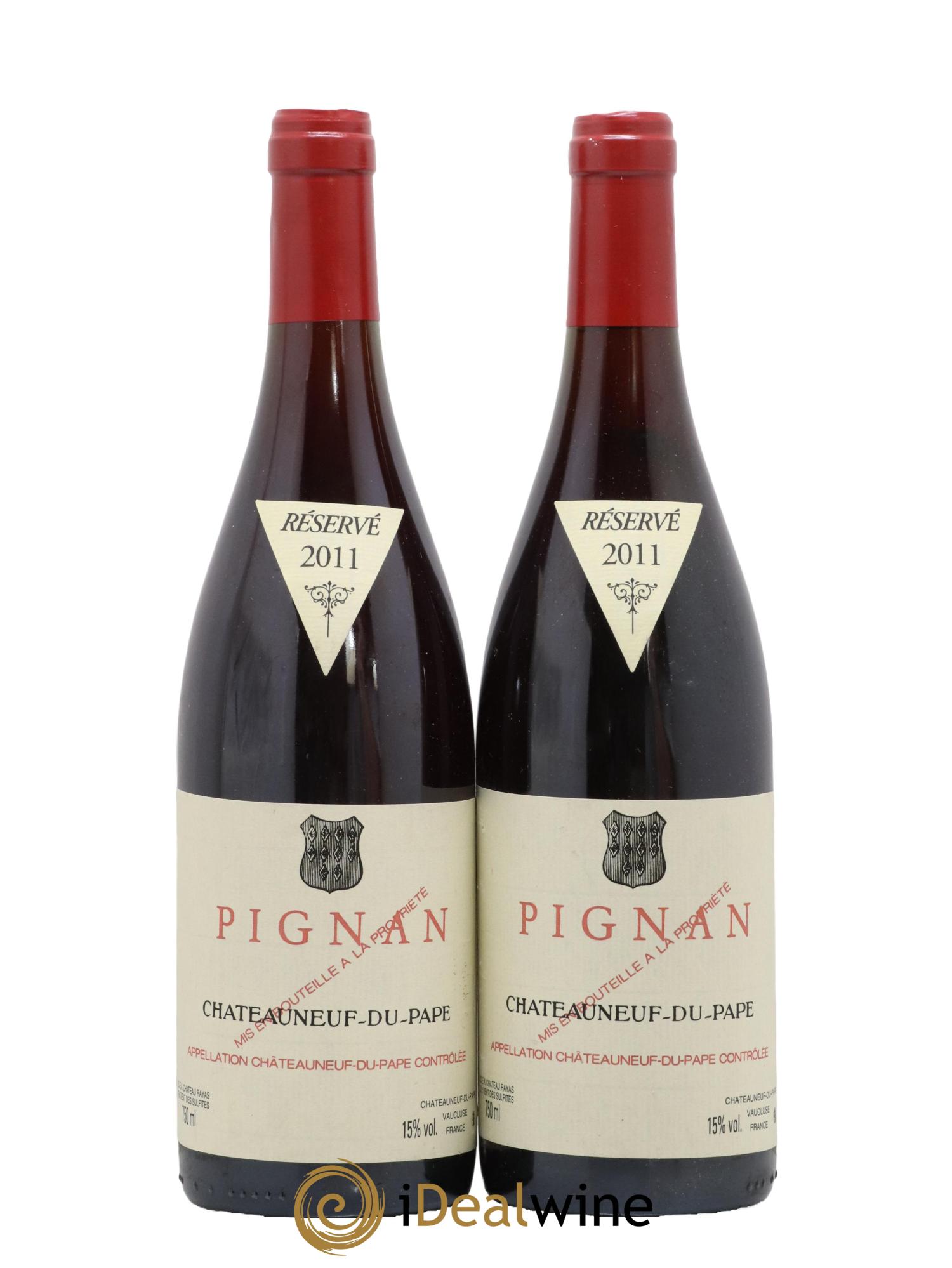 Châteauneuf-du-Pape Pignan Emmanuel Reynaud 2011 - Lot de 2 bouteilles - 0