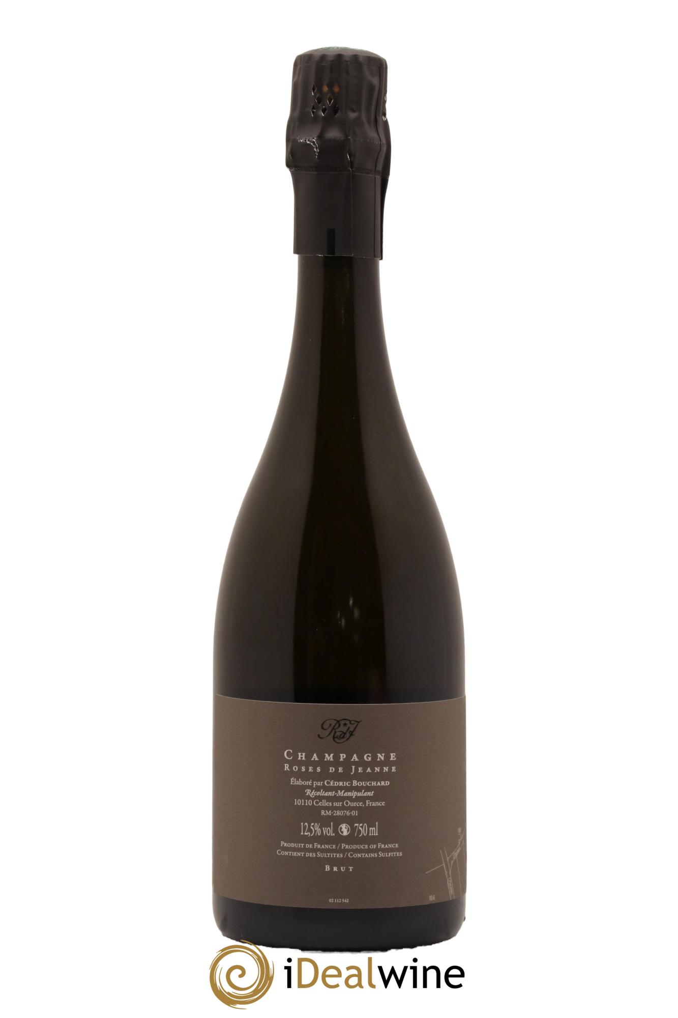 Roses de Jeanne Les Ursules Blanc de Noirs Brut Cédric Bouchard 2019 - Lot de 1 bouteille - 1