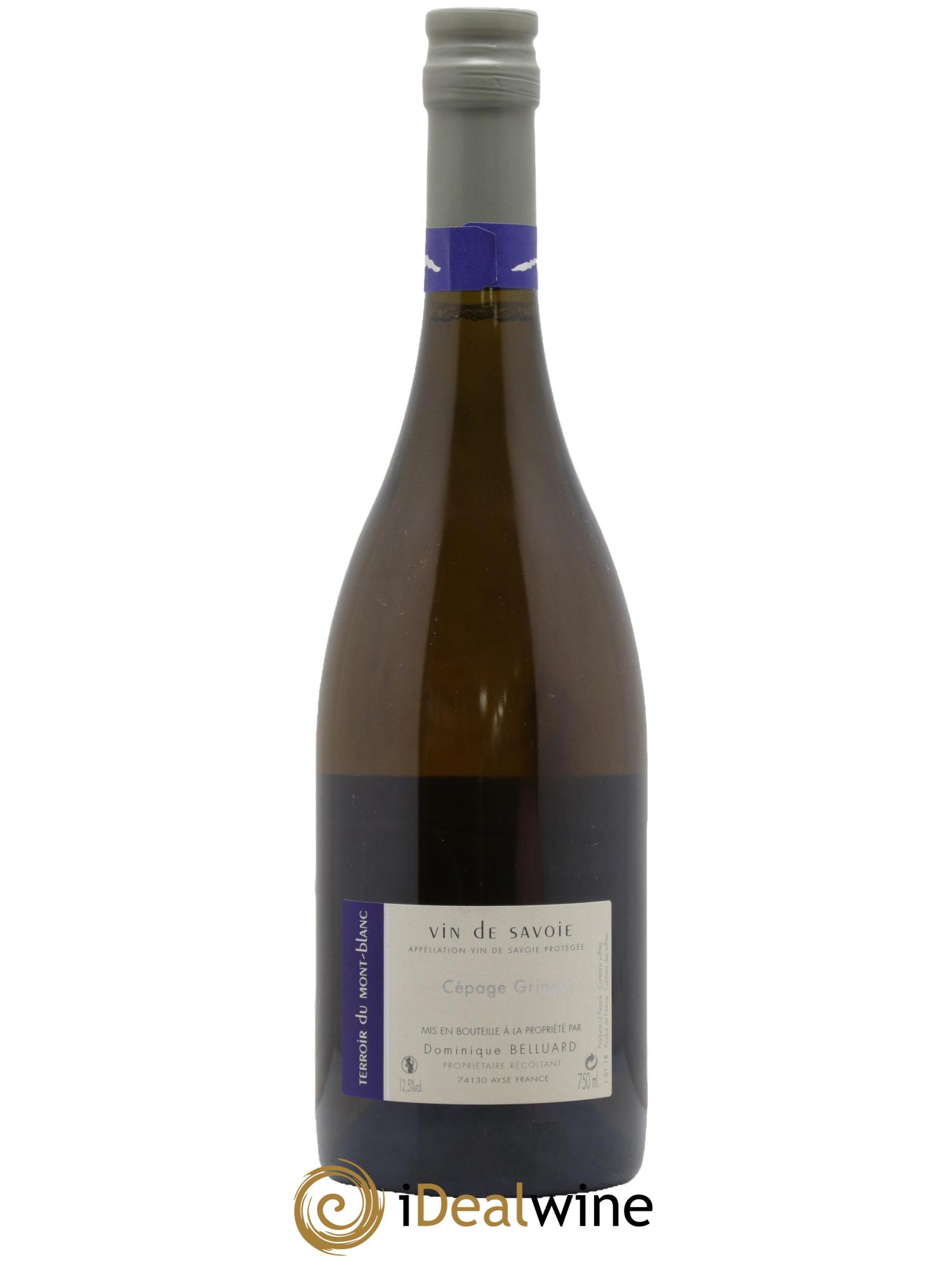 Vin de Savoie Les Alpes Domaine Belluard 2018 - Lot de 1 bouteille - 1
