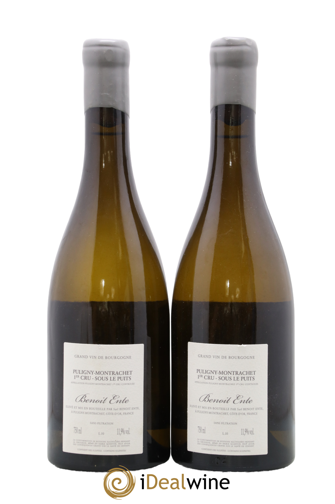 Puligny-Montrachet 1er Cru Sous le Puits Terre de Blagny Benoit Ente 2012 - Lot de 2 bouteilles - 1
