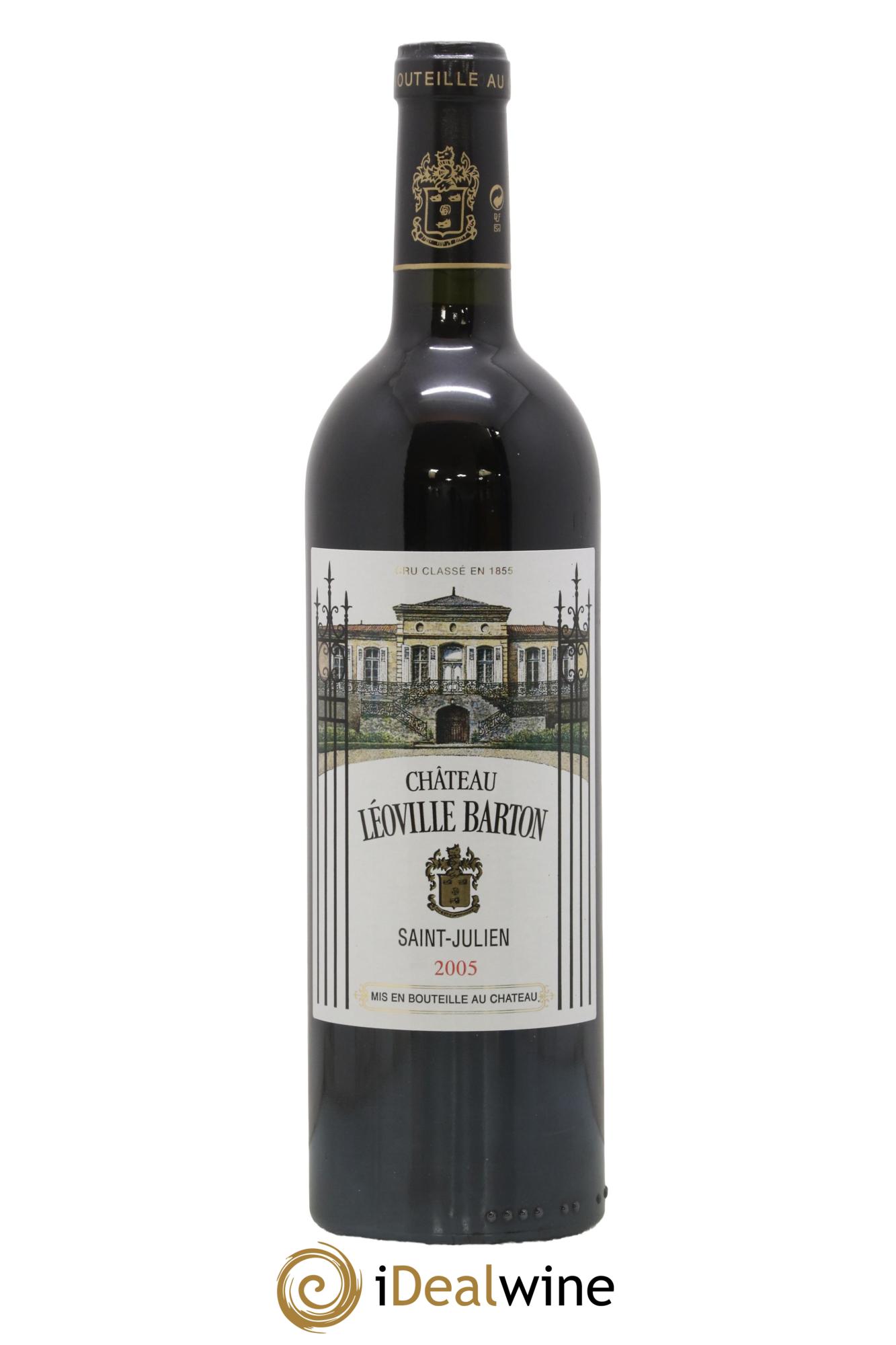 Château Léoville Barton 2ème Grand Cru Classé 2005 - Lot de 1 bouteille - 0