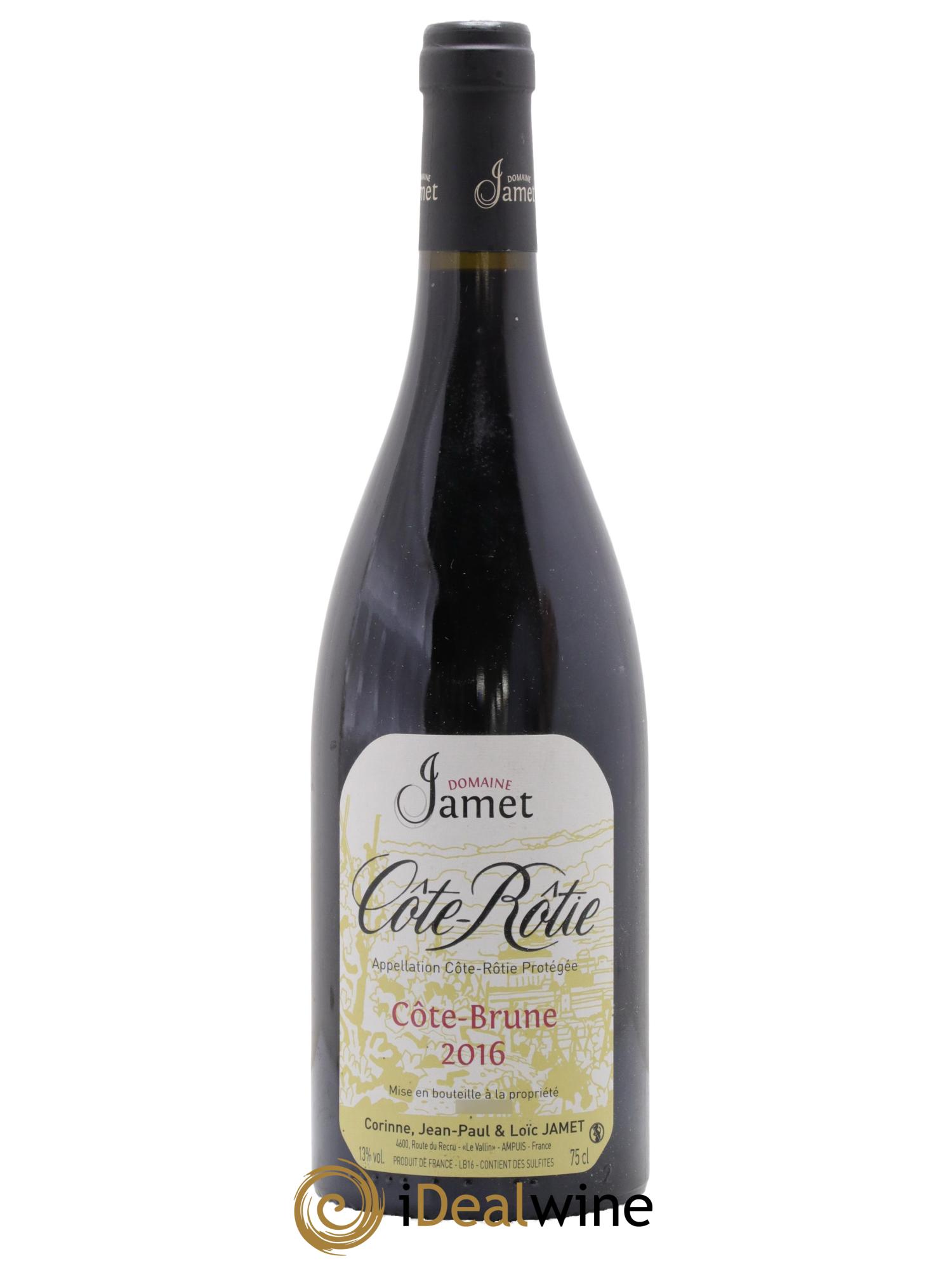 Côte-Rôtie Côte Brune Jamet (Domaine) 2016 - Lot of 1 bottle - 0