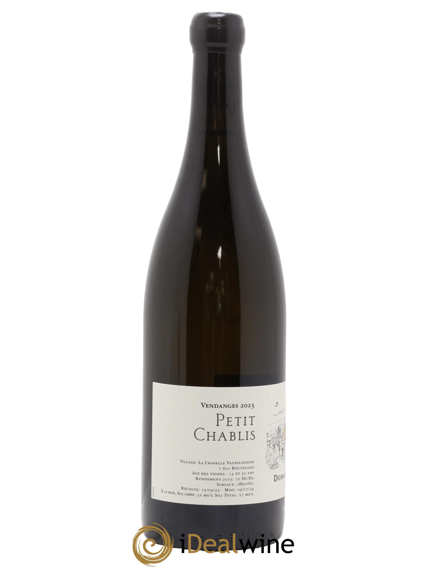 Petit Chablis Jean Dauvissat  (Domaine) 2023 - Lot de 1 bouteille - 1