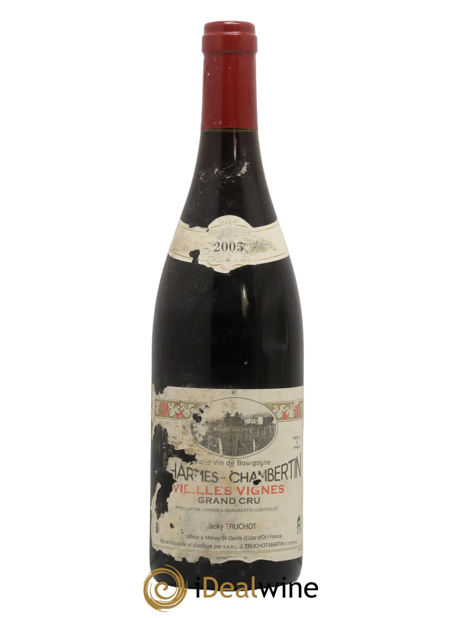 Charmes-Chambertin Grand Cru Vieilles Vignes Jacky Truchot 2005 - Lotto di 1 bottiglia - 0