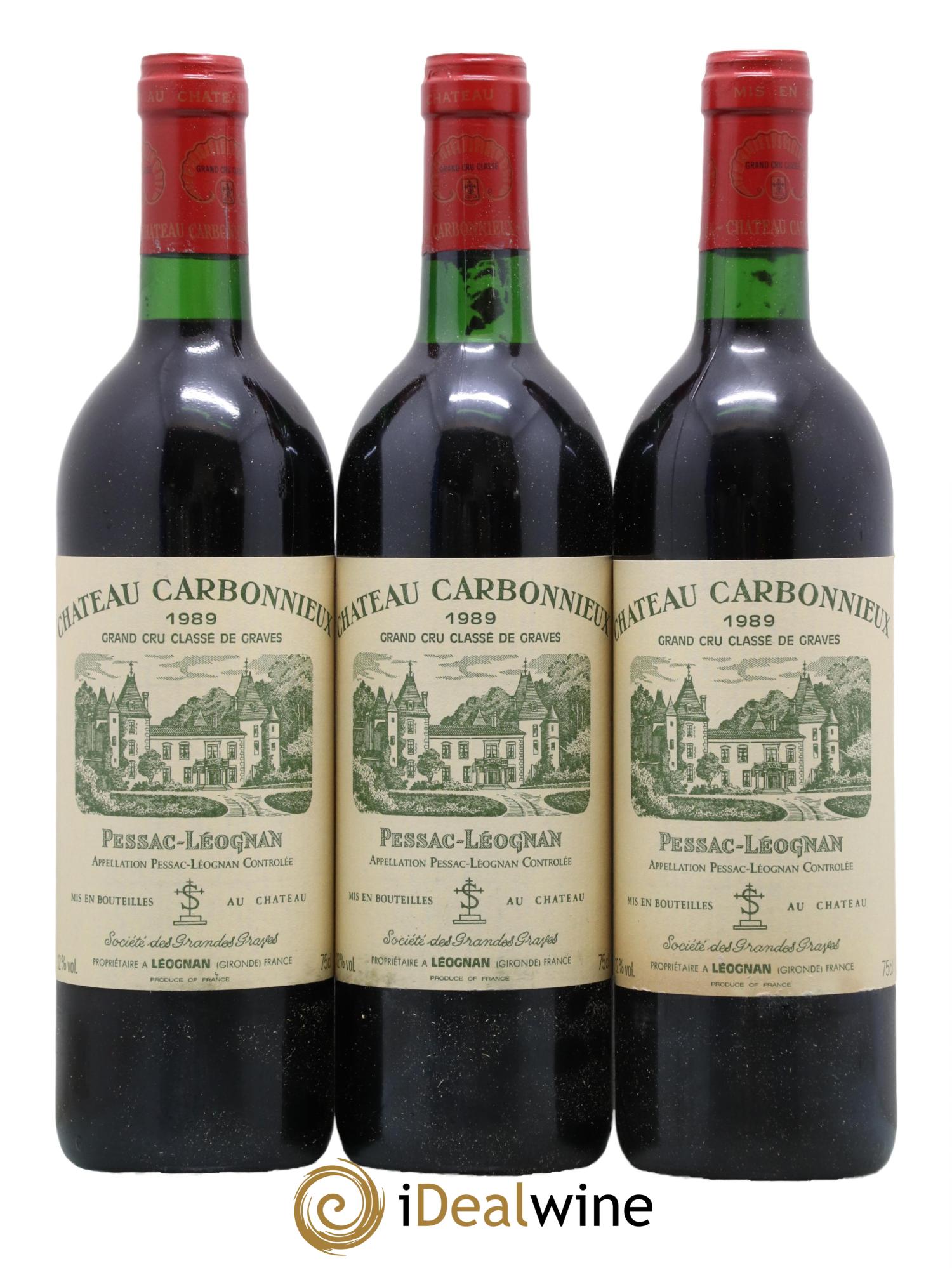 Château Carbonnieux Cru Classé de Graves 1989 - Lot de 12 bouteilles - 4