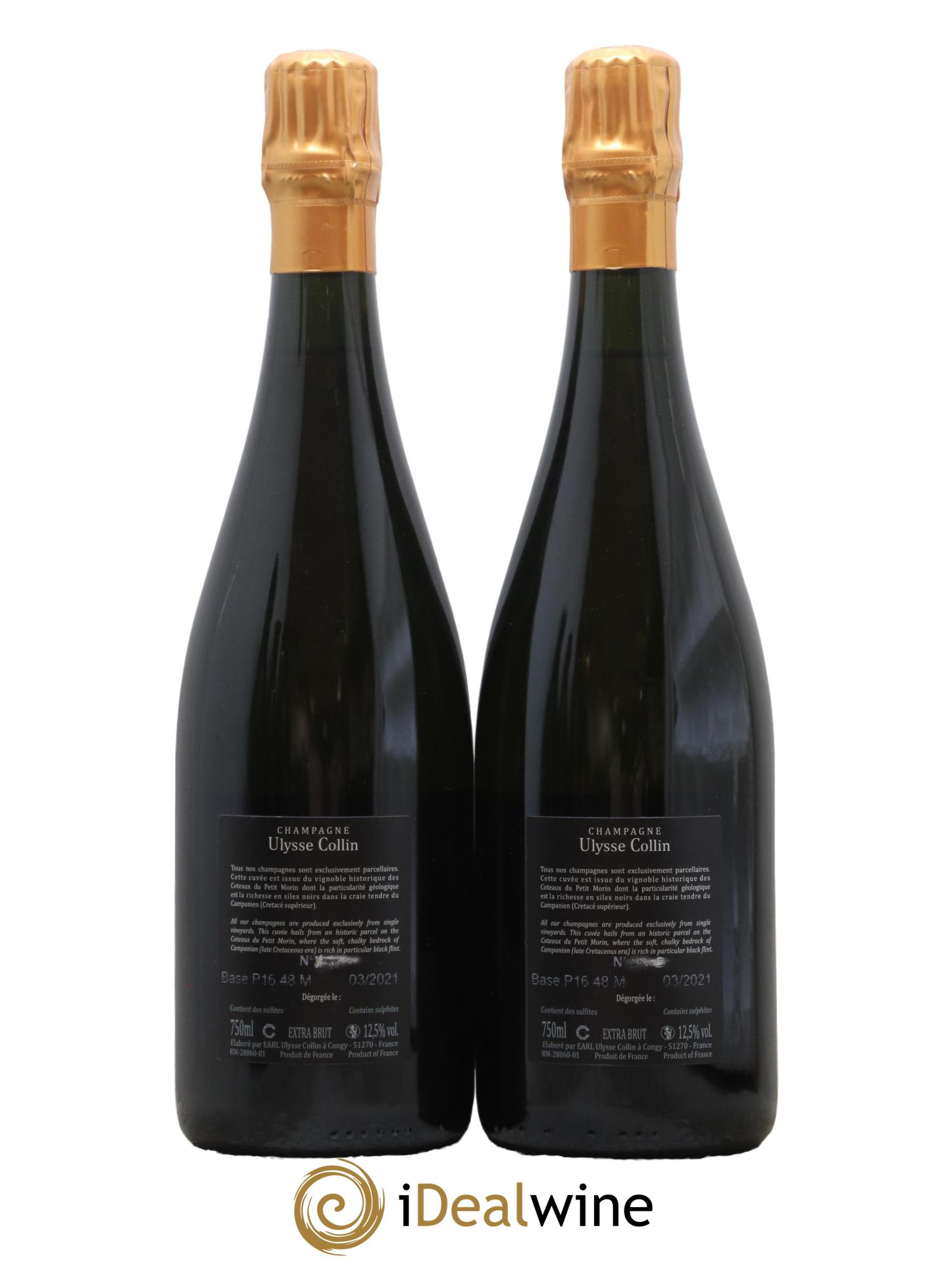 Les Pierrières Blancs de Blancs Extra-Brut Ulysse Collin - Lot de 2 bouteilles - 1