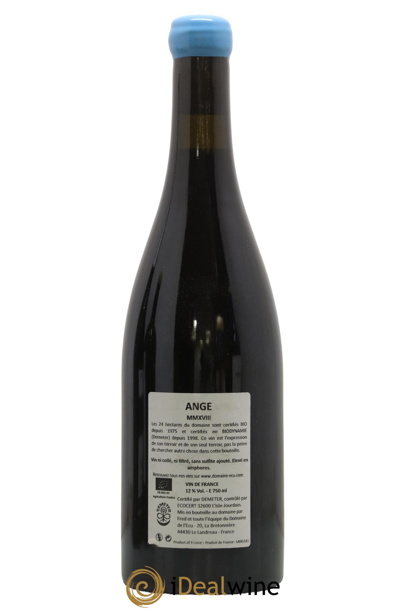 Vin de France Ange Domaine de L'Ecu 2018 - Lot of 1 bottle - 1