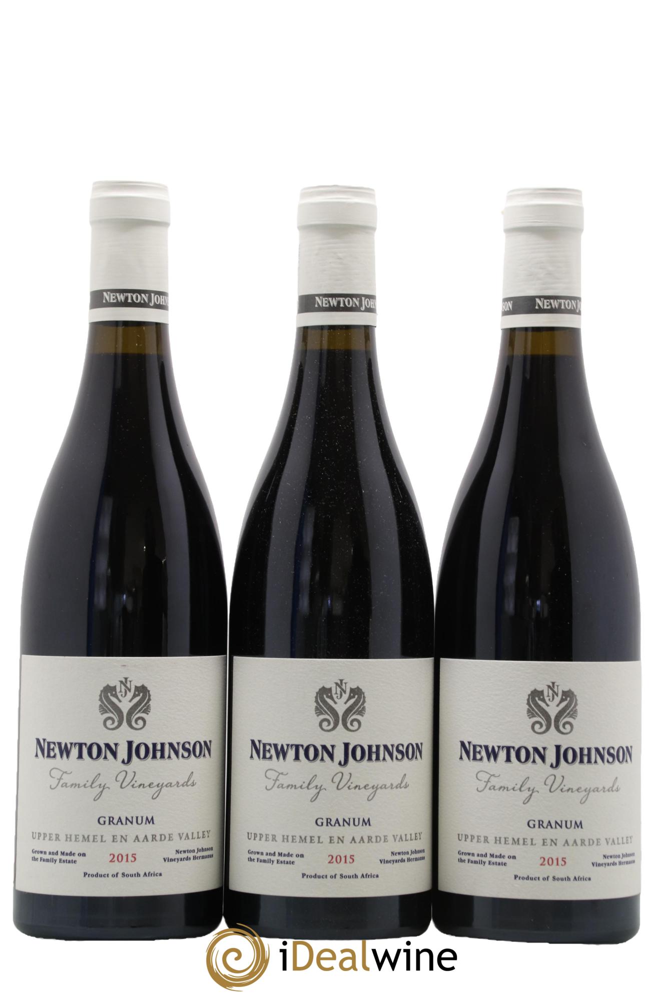 Afrique du Sud Granum Newton Johnson 2015 - Lot de 3 bouteilles - 0