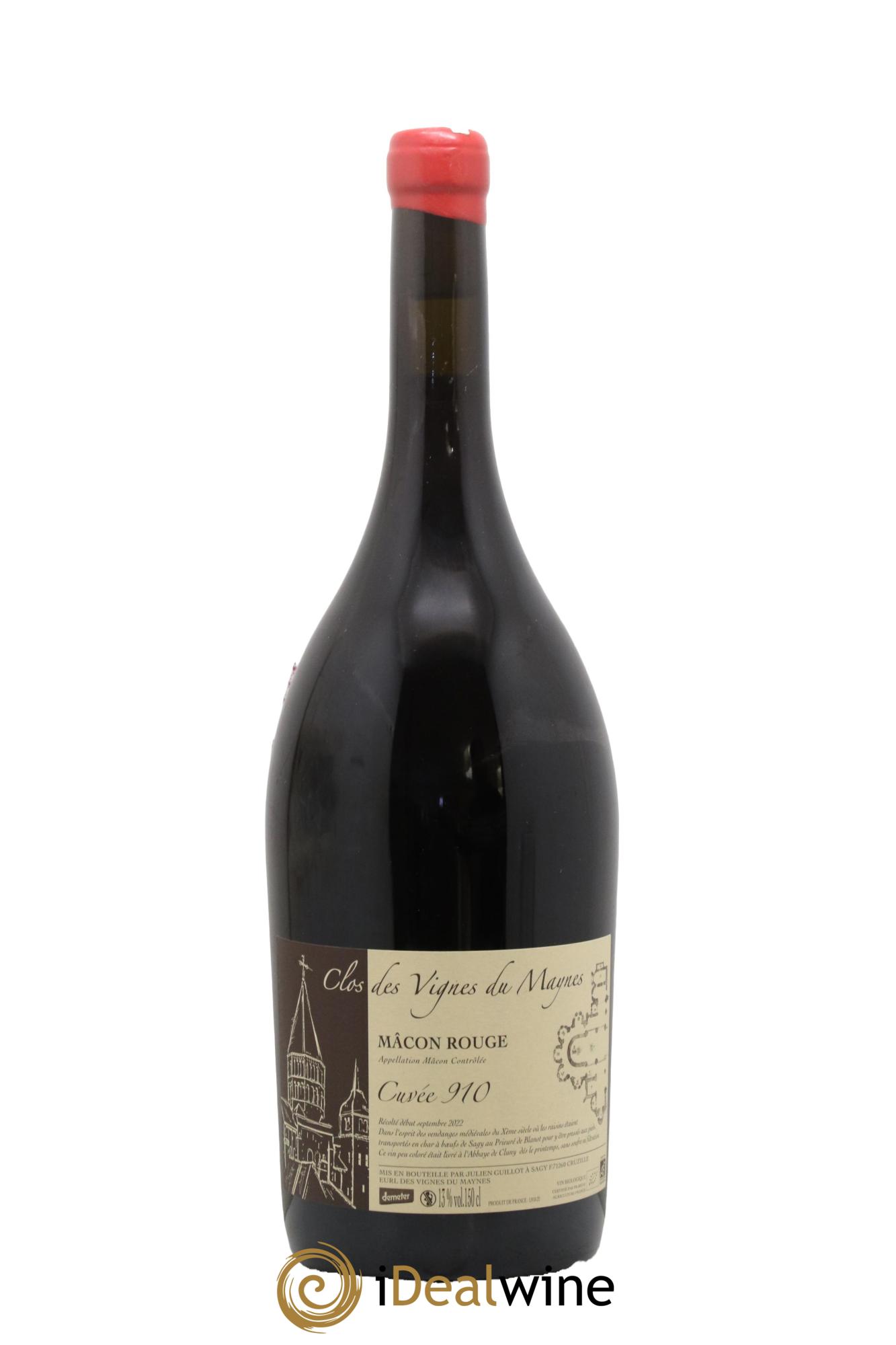 Mâcon Cuvée 910 Les Vignes du Maynes 2022 - Lot de 1 magnum - 0