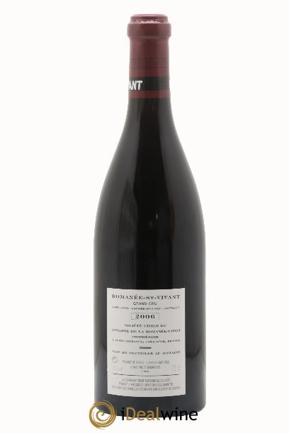 Romanée-Saint-Vivant Grand Cru Domaine de la Romanée-Conti 2006 - Lot de 1 bouteille - 1