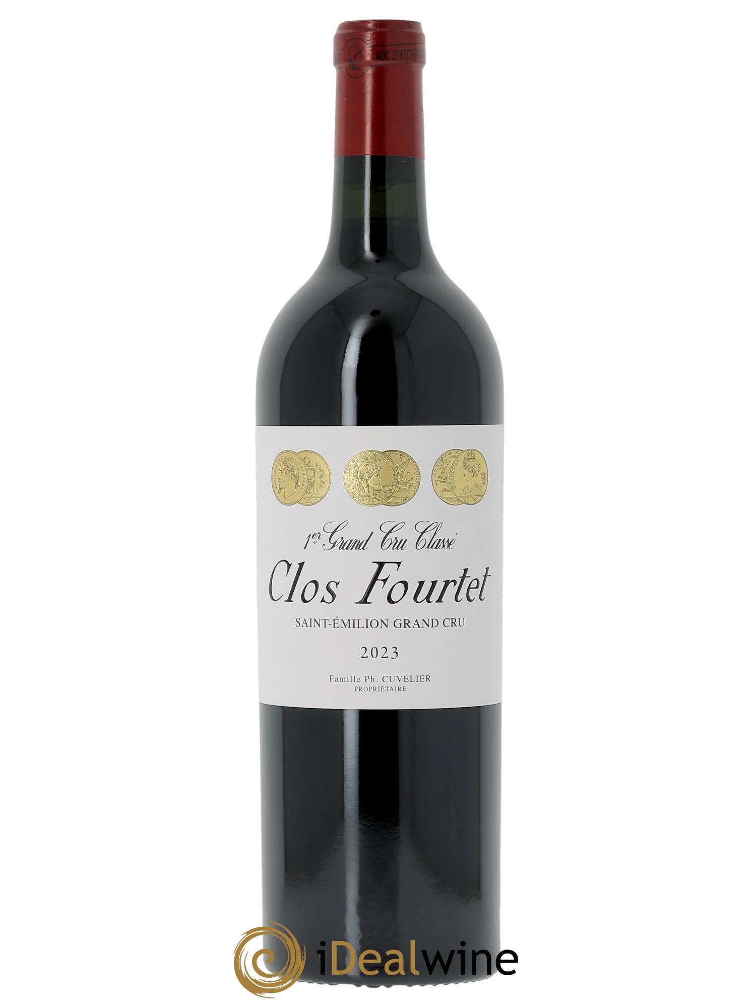 Clos Fourtet 1er Grand Cru Classé B (Original-holzkiste ab 6 Fl.) 2023 - Posten von 1 Flasche - 0