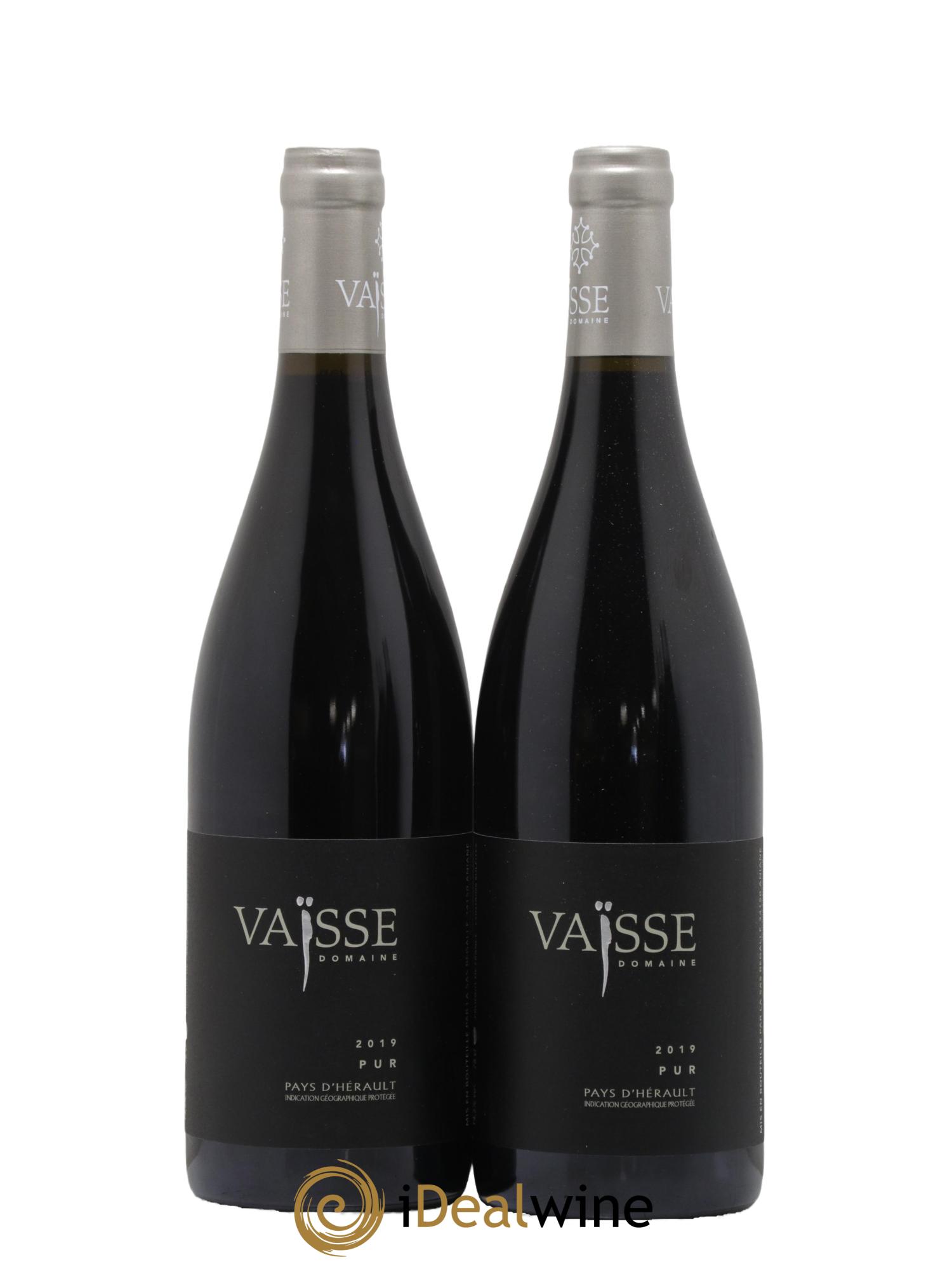 Pays d'Hérault Pur Vaisse (Domaine) 2019 - Lot de 2 bouteilles - 0