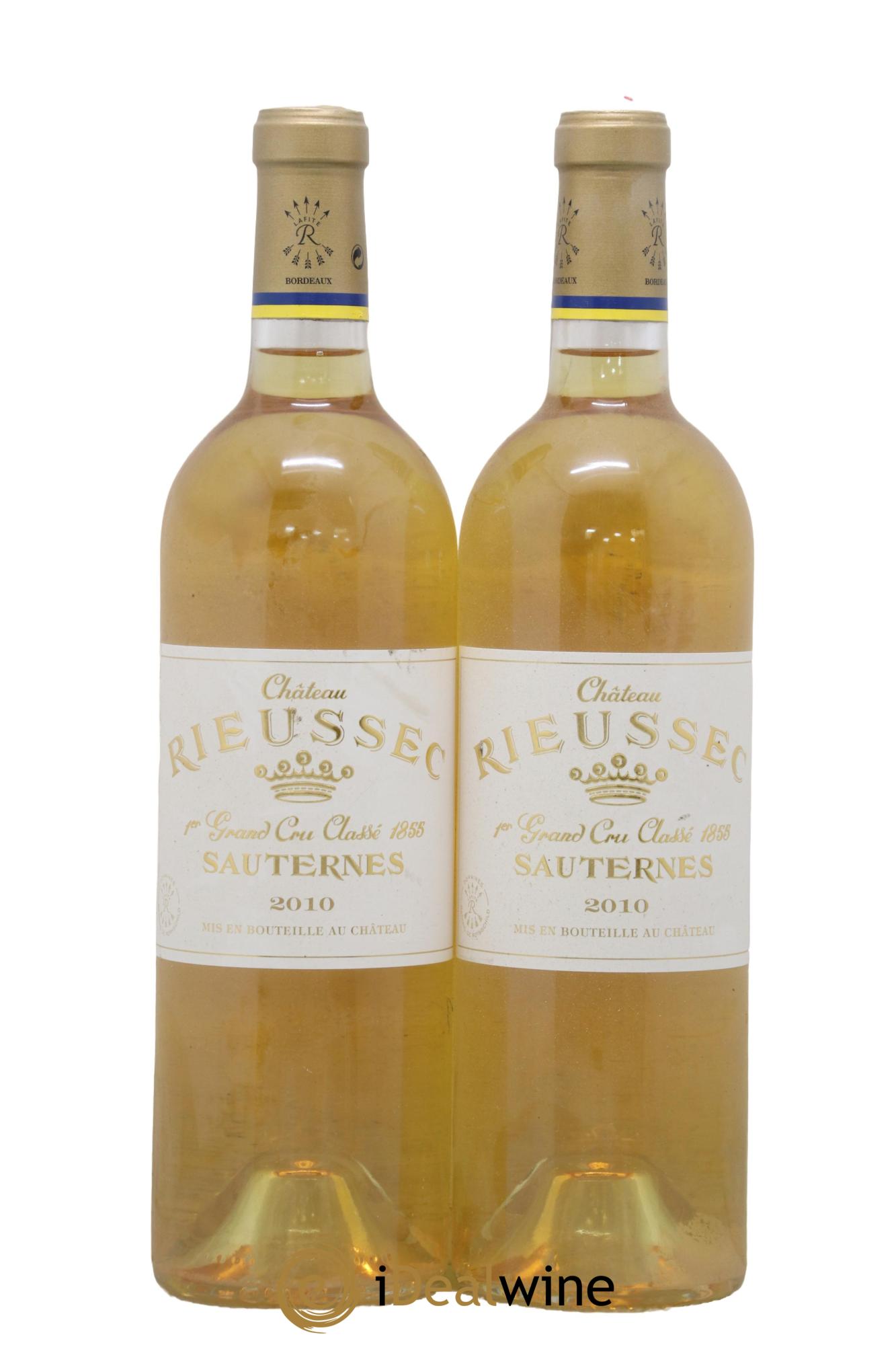 Château Rieussec 1er Grand Cru Classé 2010 - Lot of 2 bottles - 0