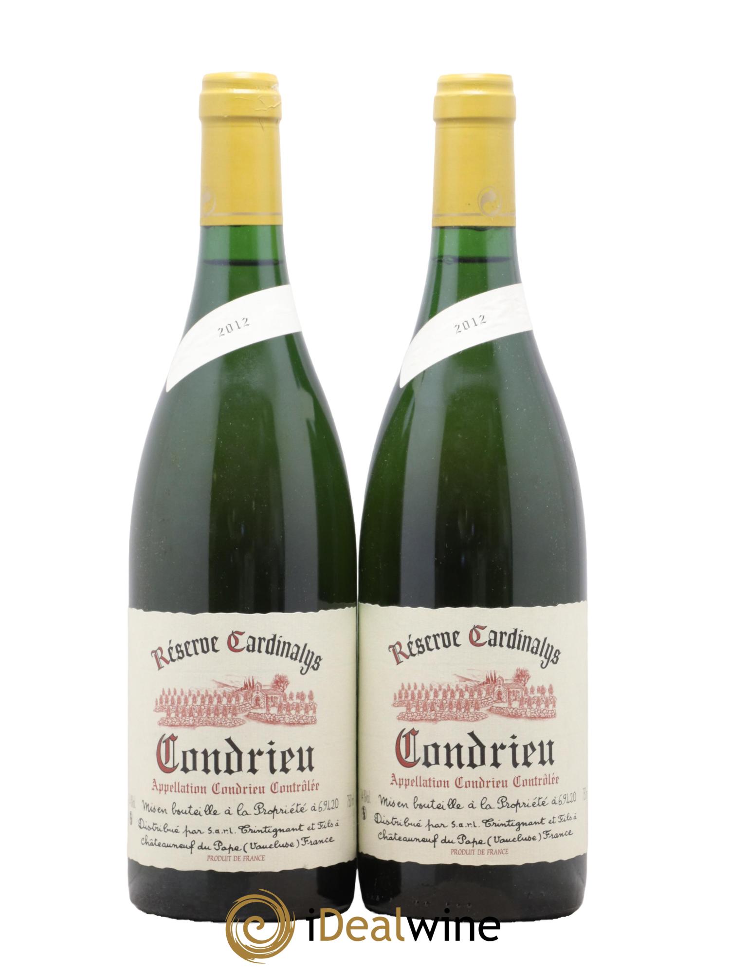 Condrieu Réserve Cardinalys Trintignant 2012 - Lotto di 2 bottiglie - 0