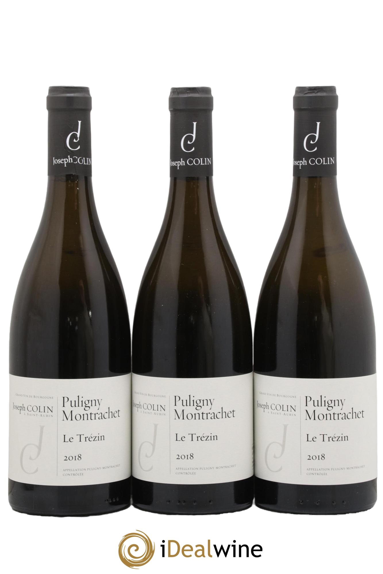 Puligny-Montrachet Le Trézin Joseph Colin 2018 - Lot of 3 bottles - 0