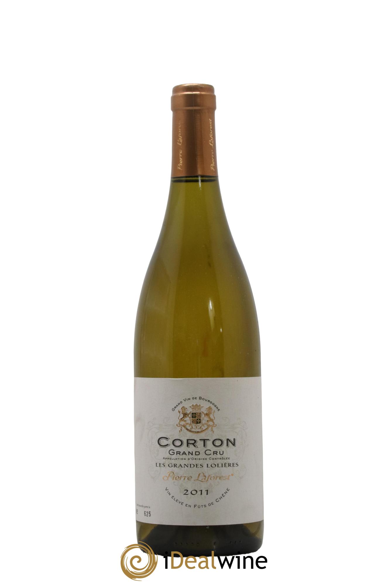 Corton Grand Cru Les Grandes Lolières Pierre Laforest 2011 - Lot de 1 bouteille - 0