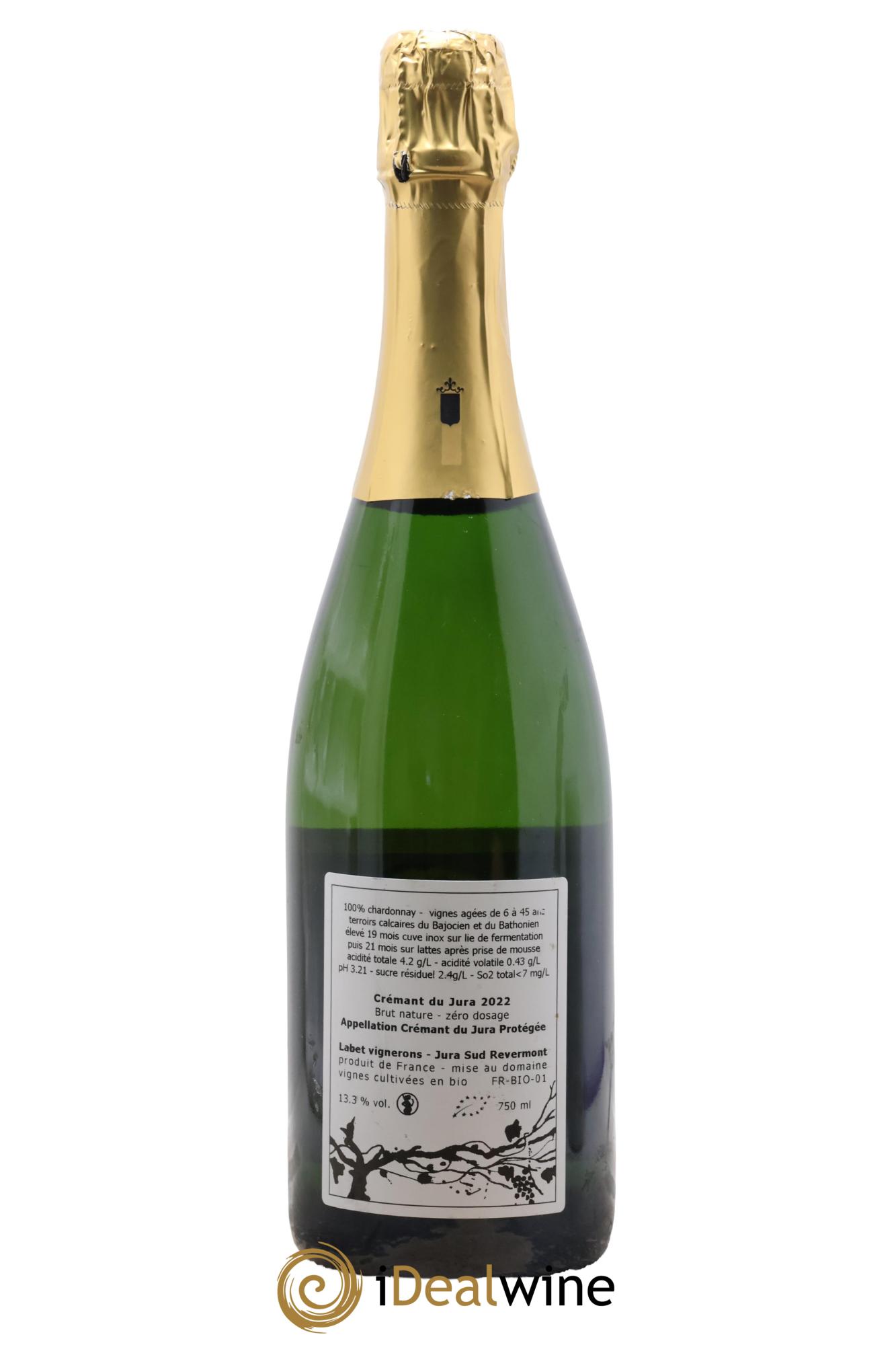 Crémant du Jura Romain - Julien - Charline Labet 2022 - Lotto di 1 bottiglia - 1