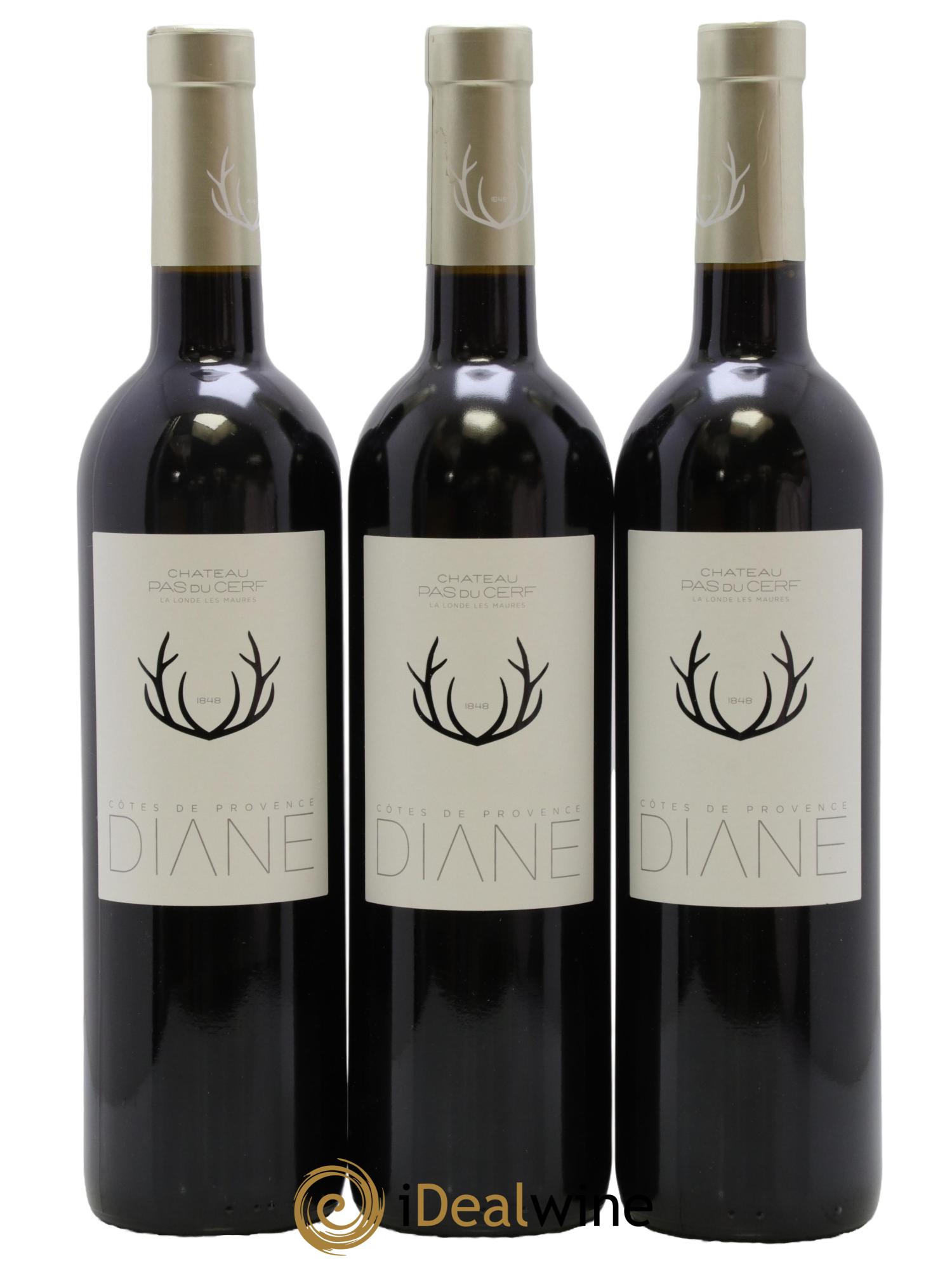 Côtes de Provence Diane Château Pas Du Cerf 2023 - Lot de 3 bouteilles - 0