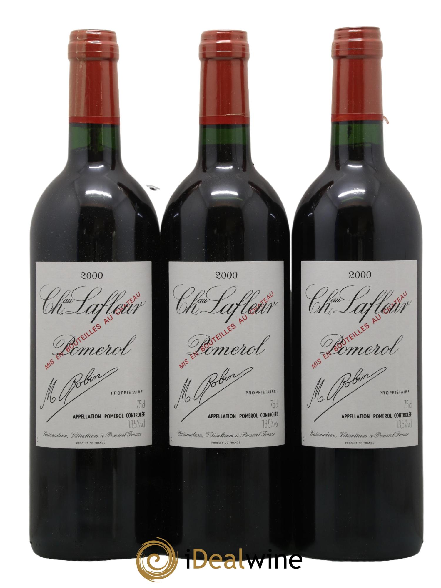 Château Lafleur 2000 - Lot de 3 bouteilles - 0